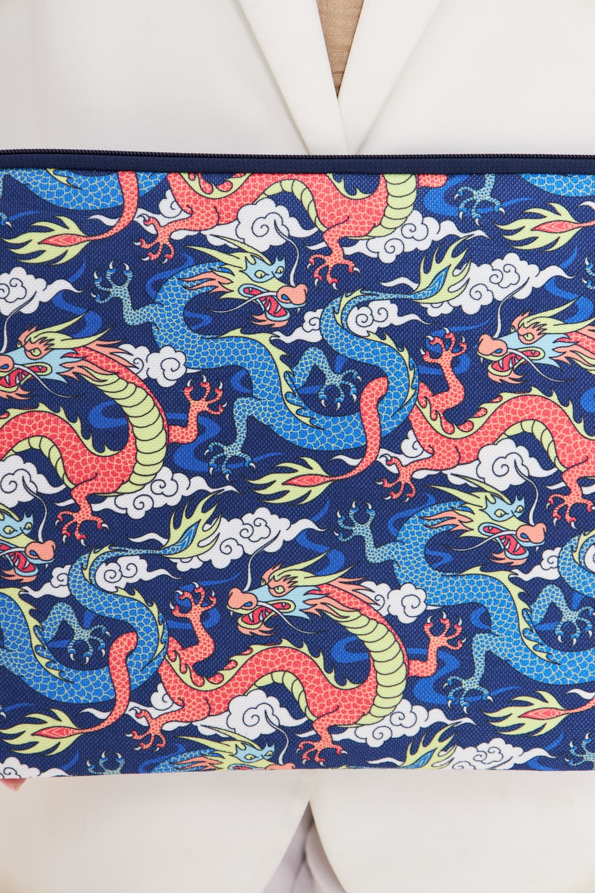 WOLF & ROCK DRAGON NOTEBOOK CASE 13''-14''