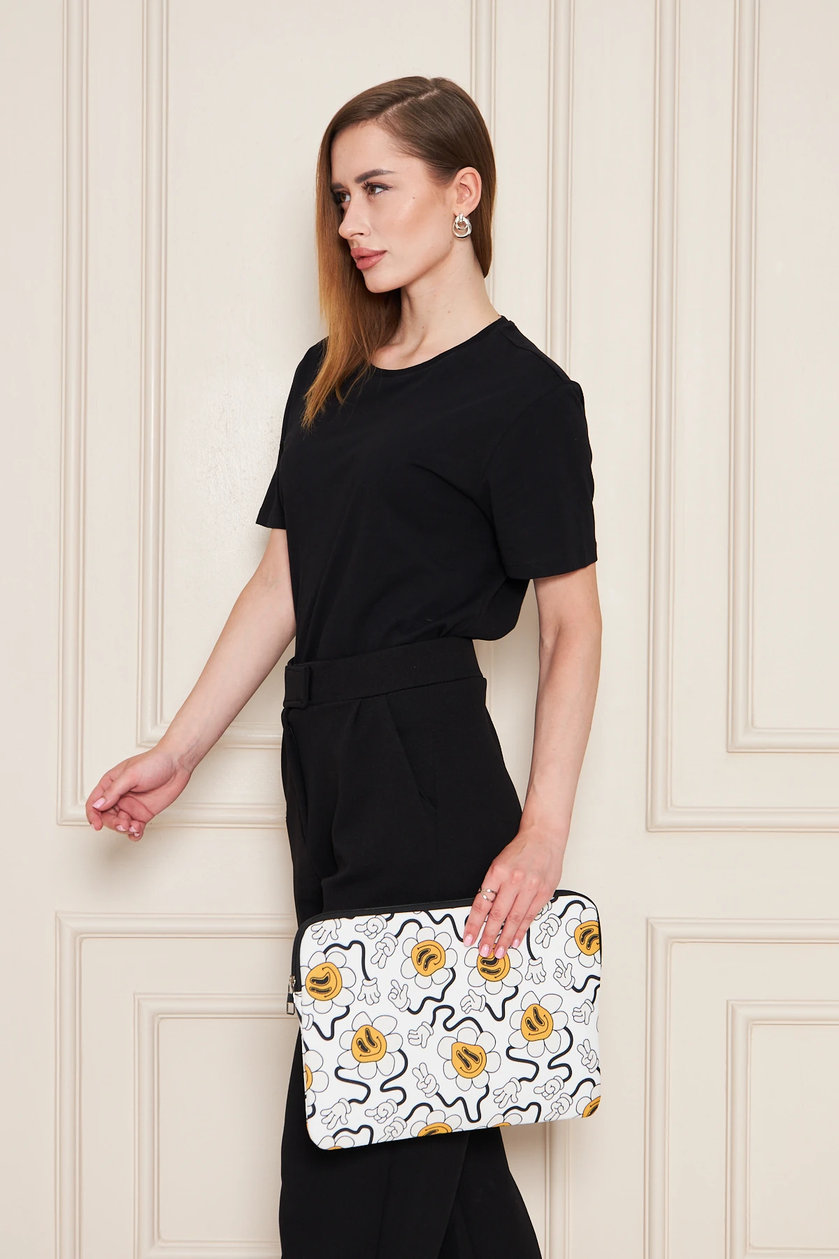 WOLF & ROCK SMILE NOTEBOOK CASE 13''-14''