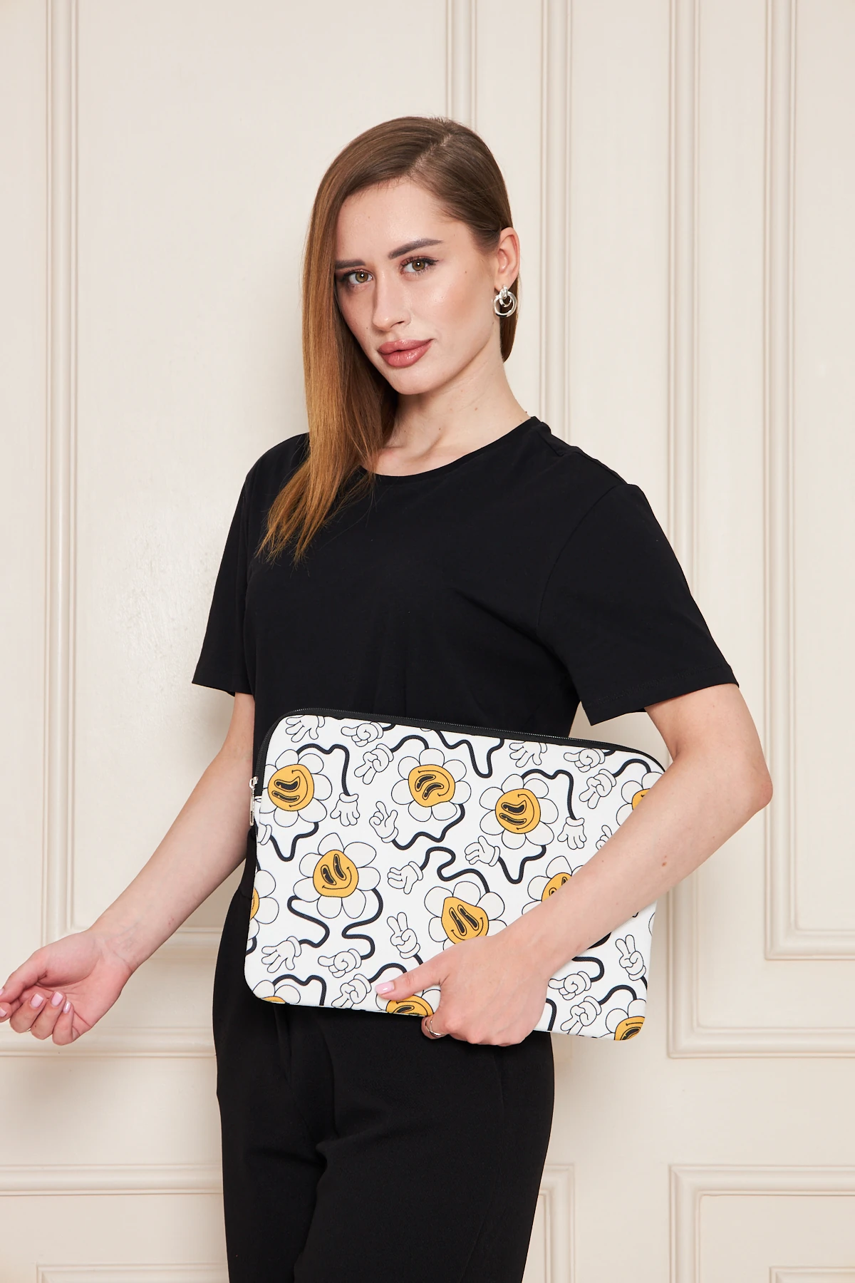 WOLF & ROCK SMILE NOTEBOOK CASE 13''-14''