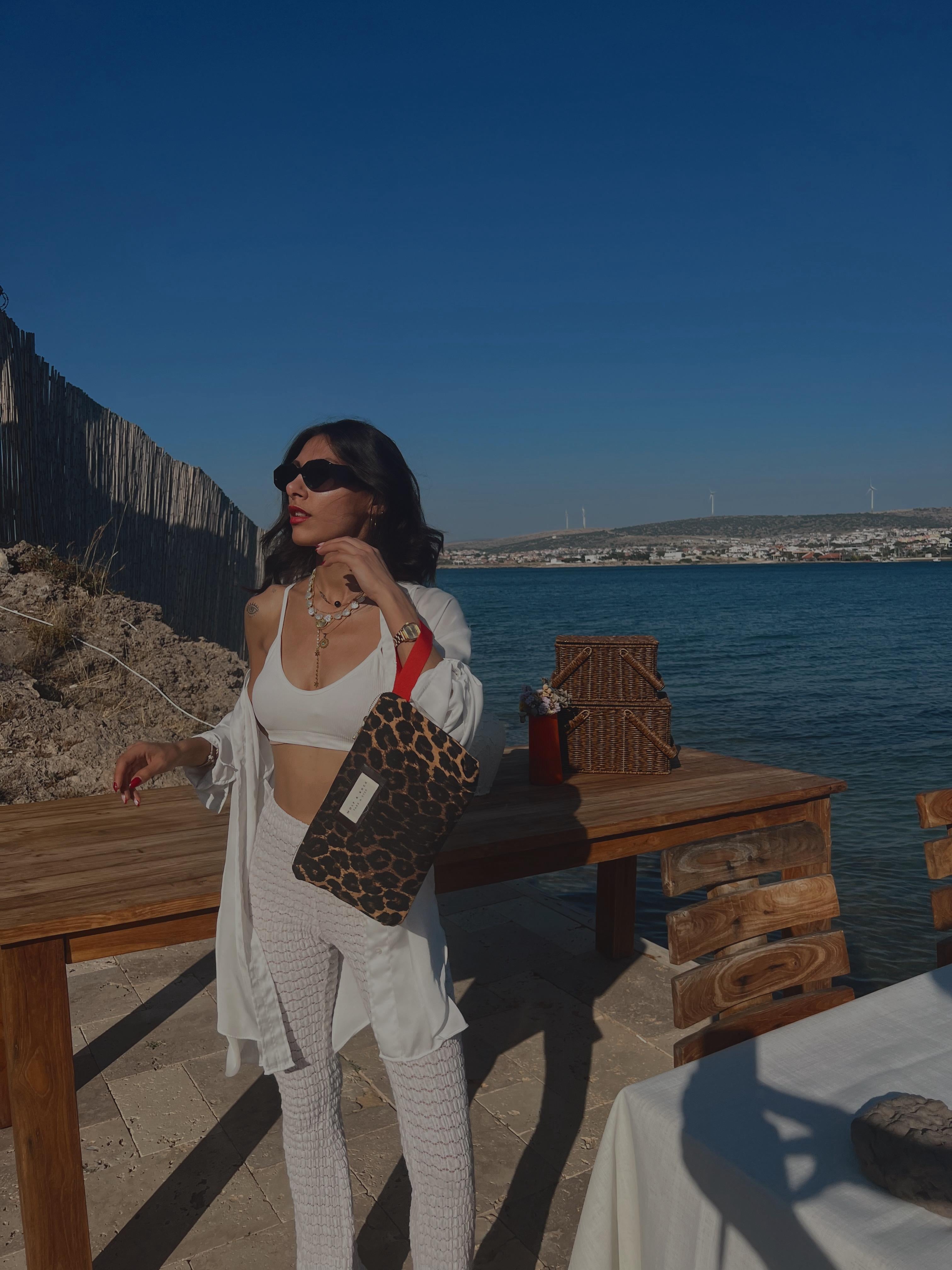 WOLF&ROCK LEOPAR CLUTCH/EL ÇANTASI