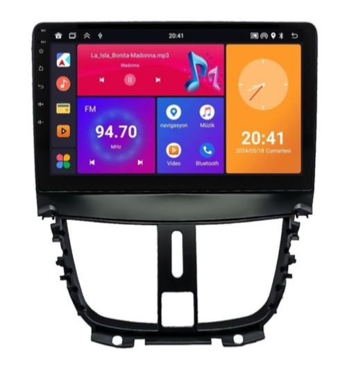 Peugeot 207 Android Multimedya Sistemi 2006-2012