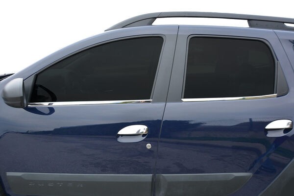 Dacia Duster Krom Cam Alt Çıtası 4 Parça 2018-2024 Arası