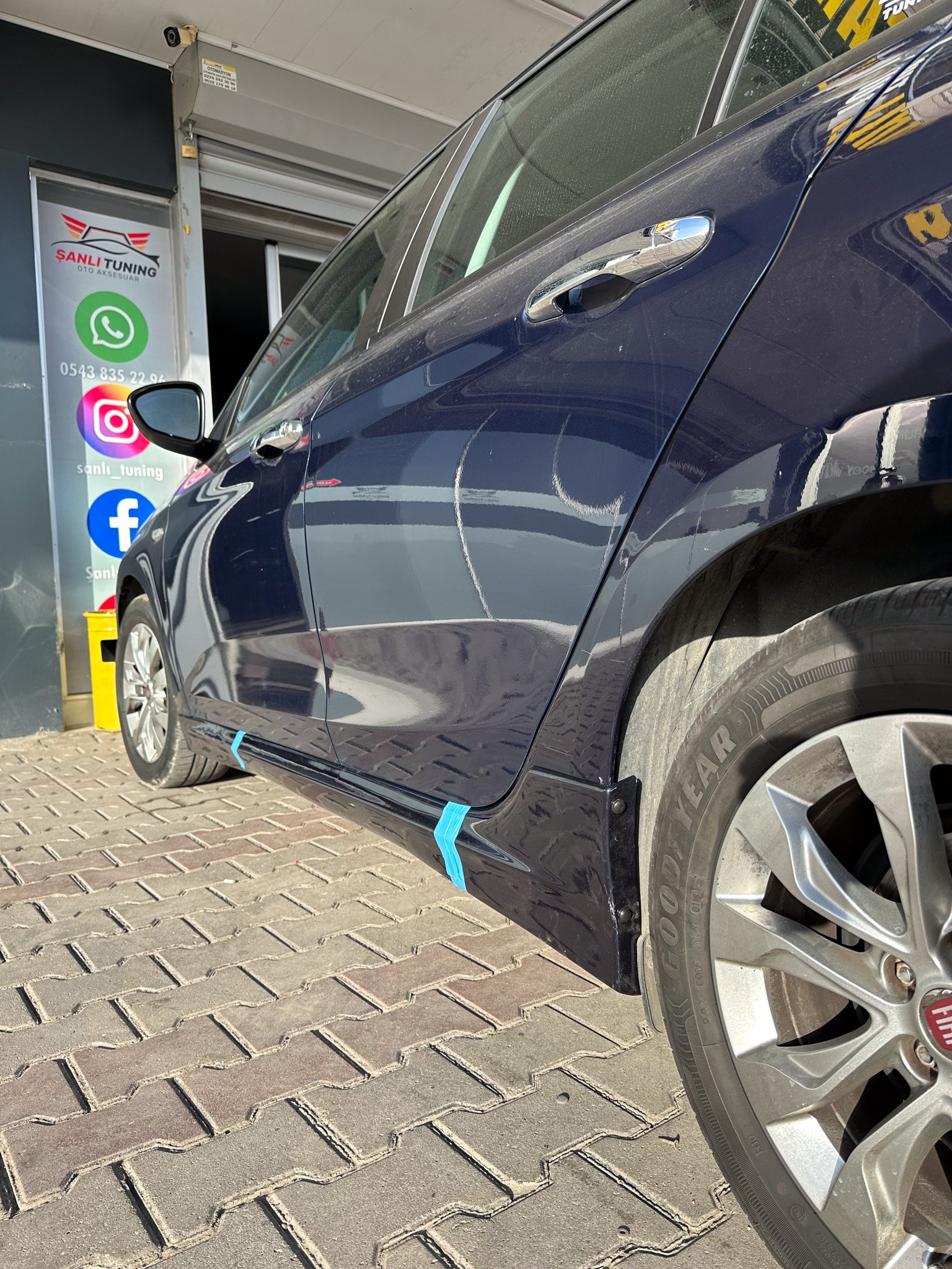 FİAT EGEA HB BODY KİT SETİ BOYALI ( PLASTİK )