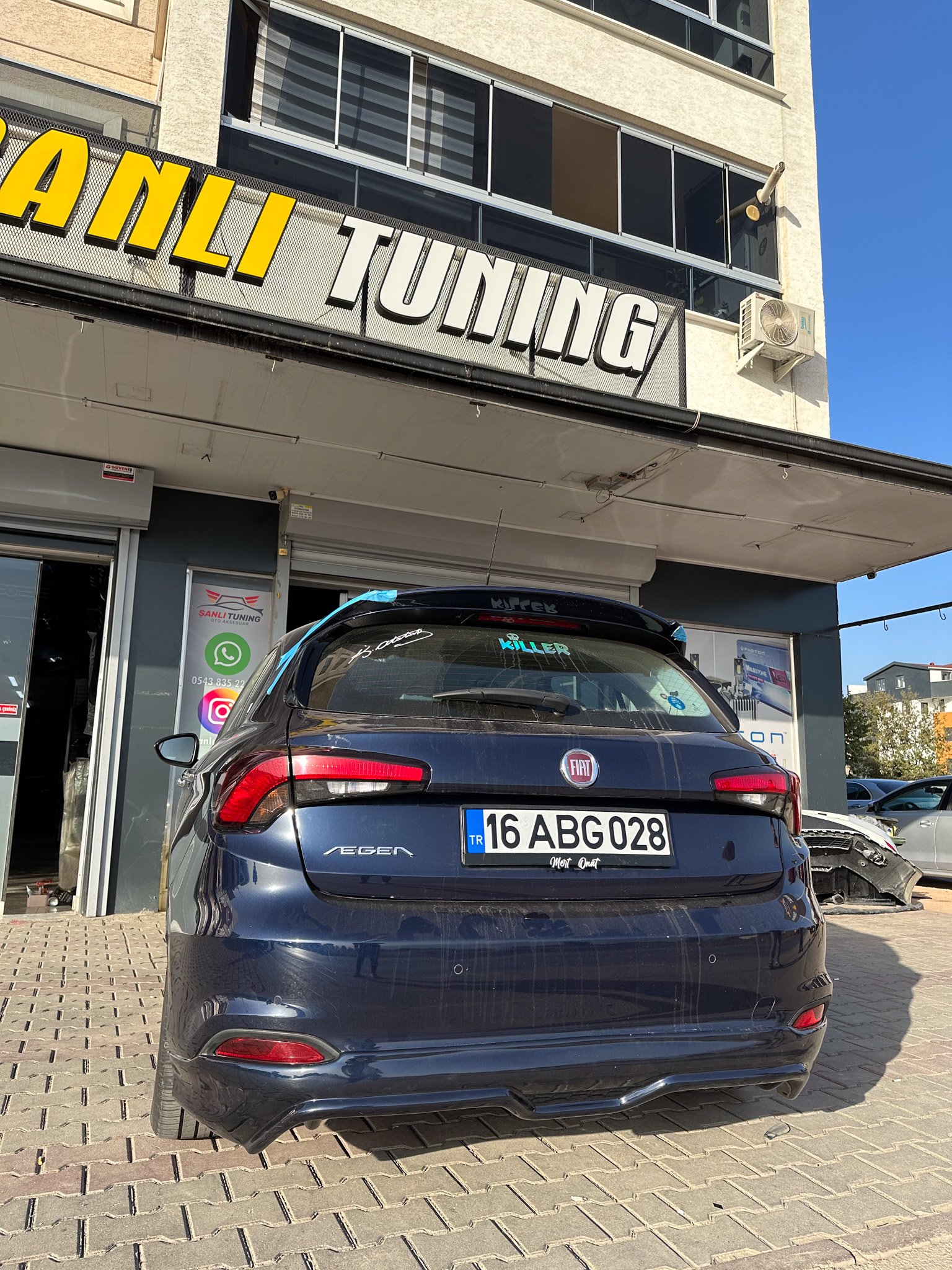 FİAT EGEA HB BODY KİT SETİ BOYALI ( PLASTİK )