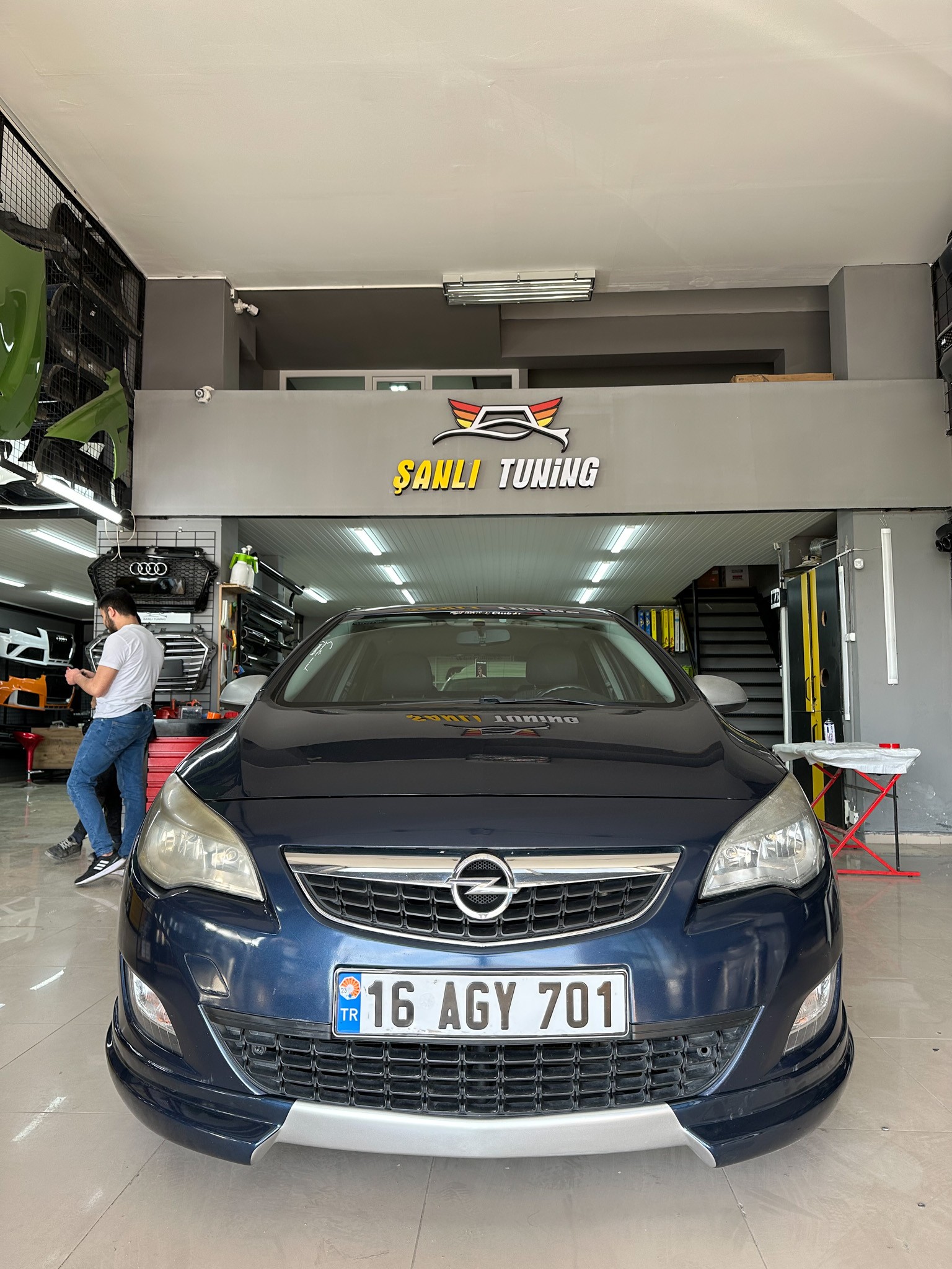 OPEL ASTRA J BODY KİT SETİ BOYALI ( PLASTİK )