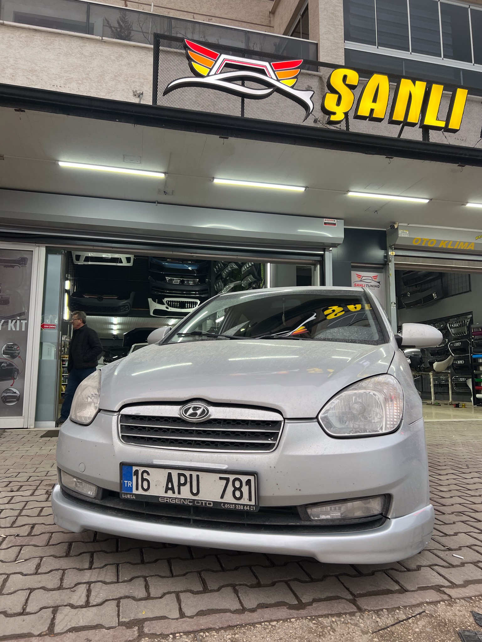 HYUNDAİ ACCENT BLUE ÖN EK BOYALI ( PLASTİK )