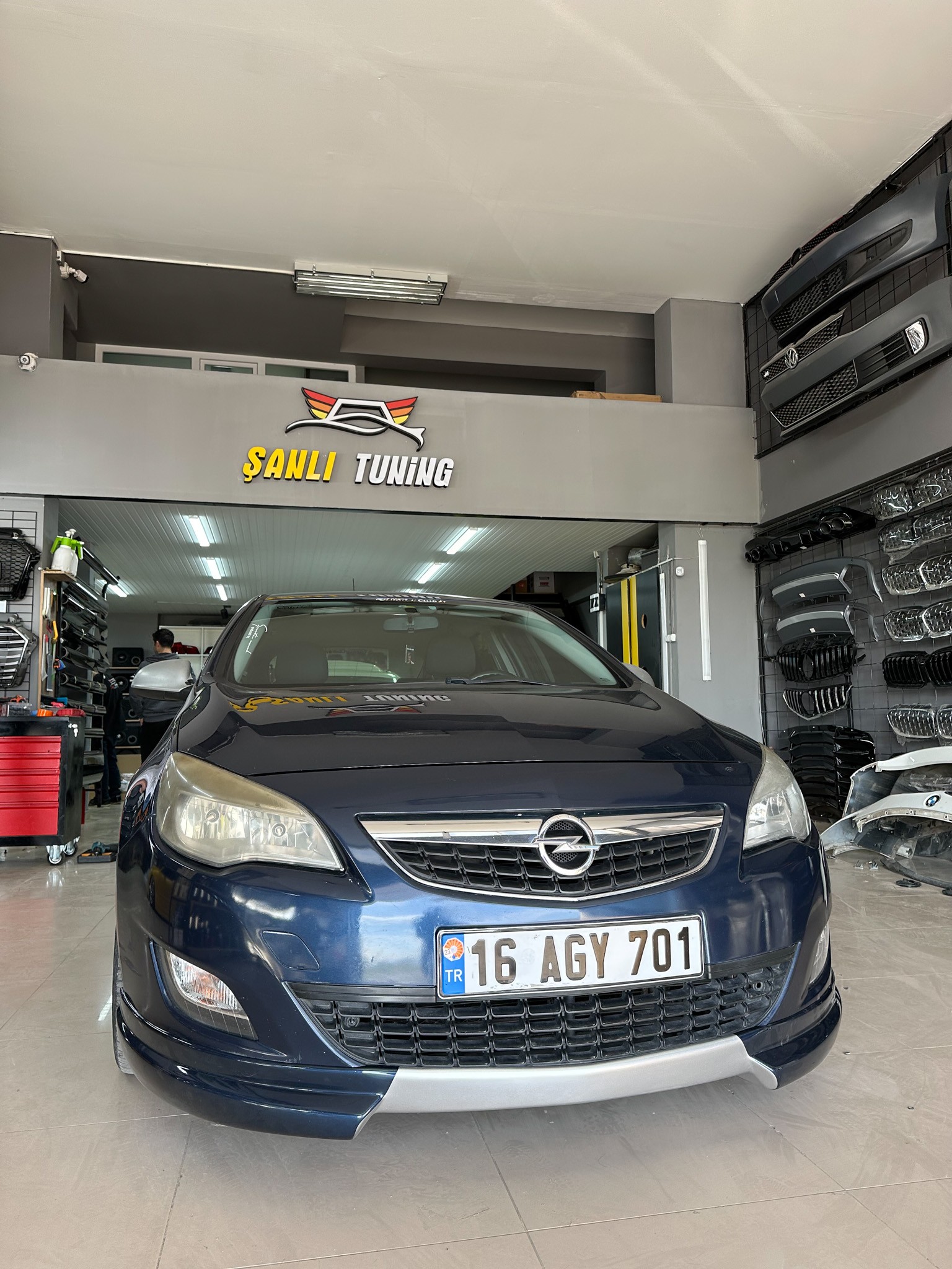 OPEL ASTRA J BODY KİT SETİ BOYALI ( PLASTİK )