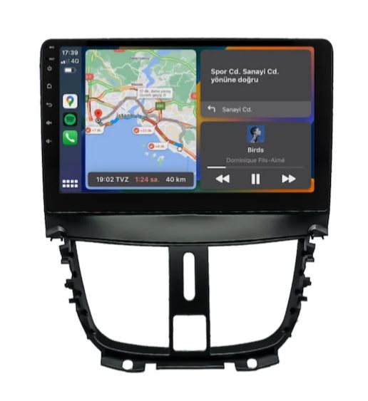 Peugeot 207 Android Multimedya Sistemi 2006-2012