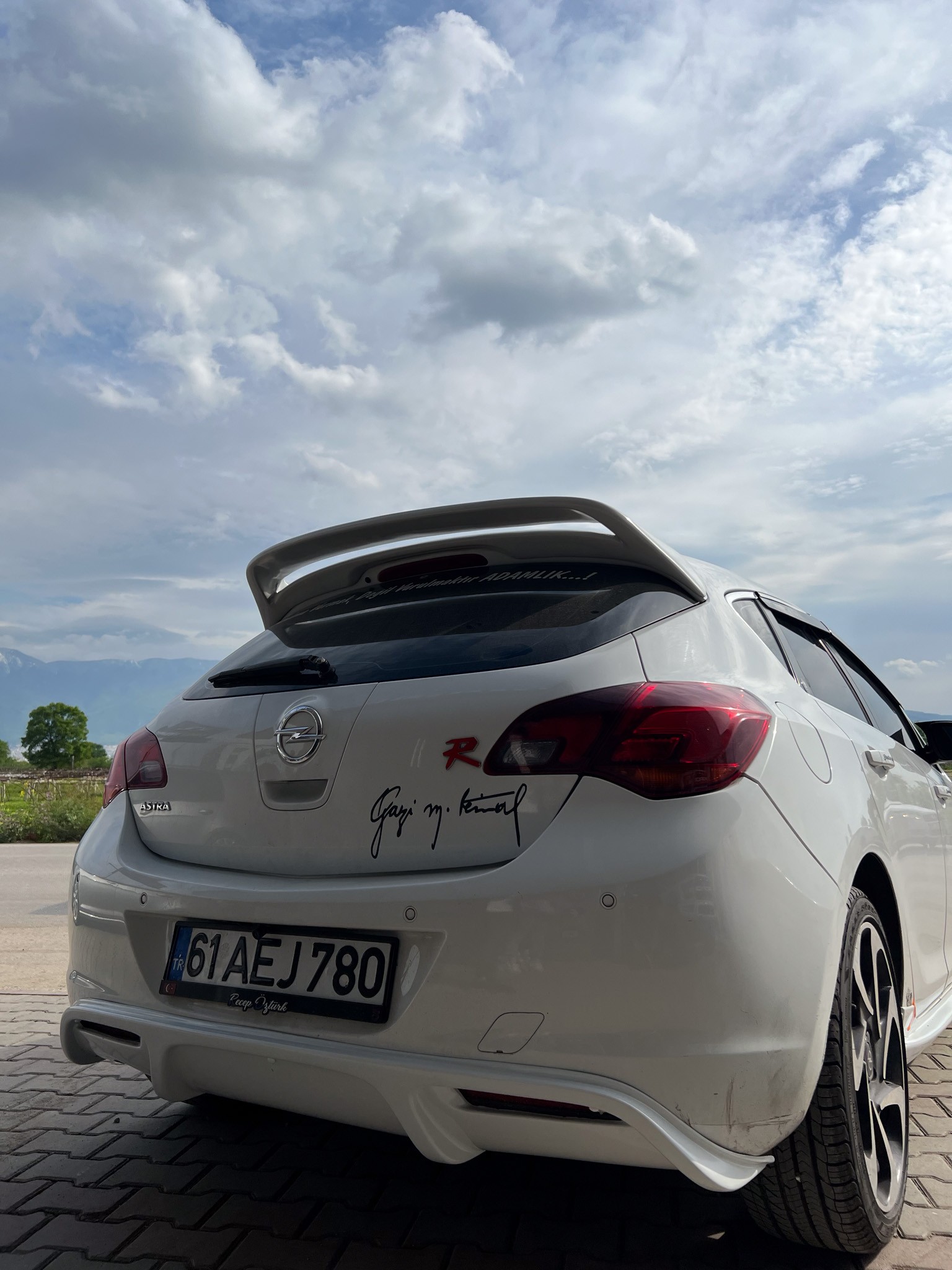 OPEL ASTRA J HB BODY KİT SETİ BOYALI ( PLASTİK )