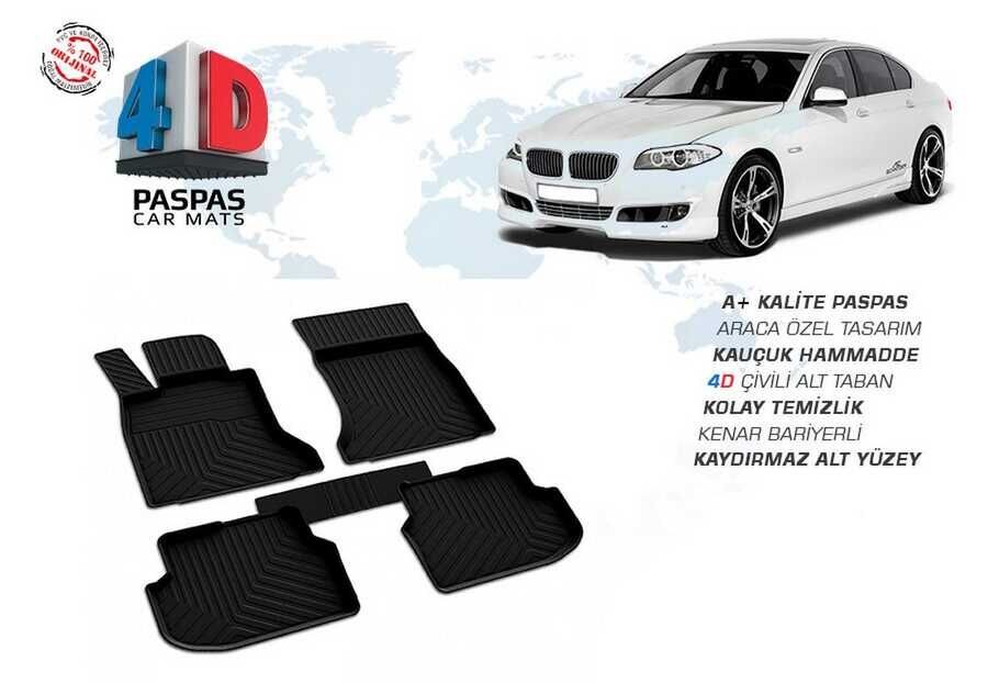 Bmw 5 Serisi F10 X Drive 4D Havuzlu Paspas Siyah 2013-2016 Arası