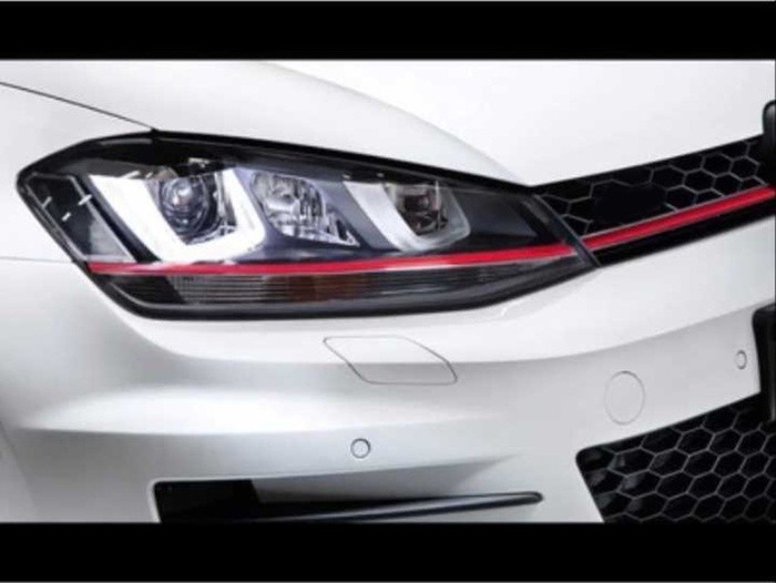 GOLF 7 MK7 2012-2018 U LED FAR GTI KIRMIZI