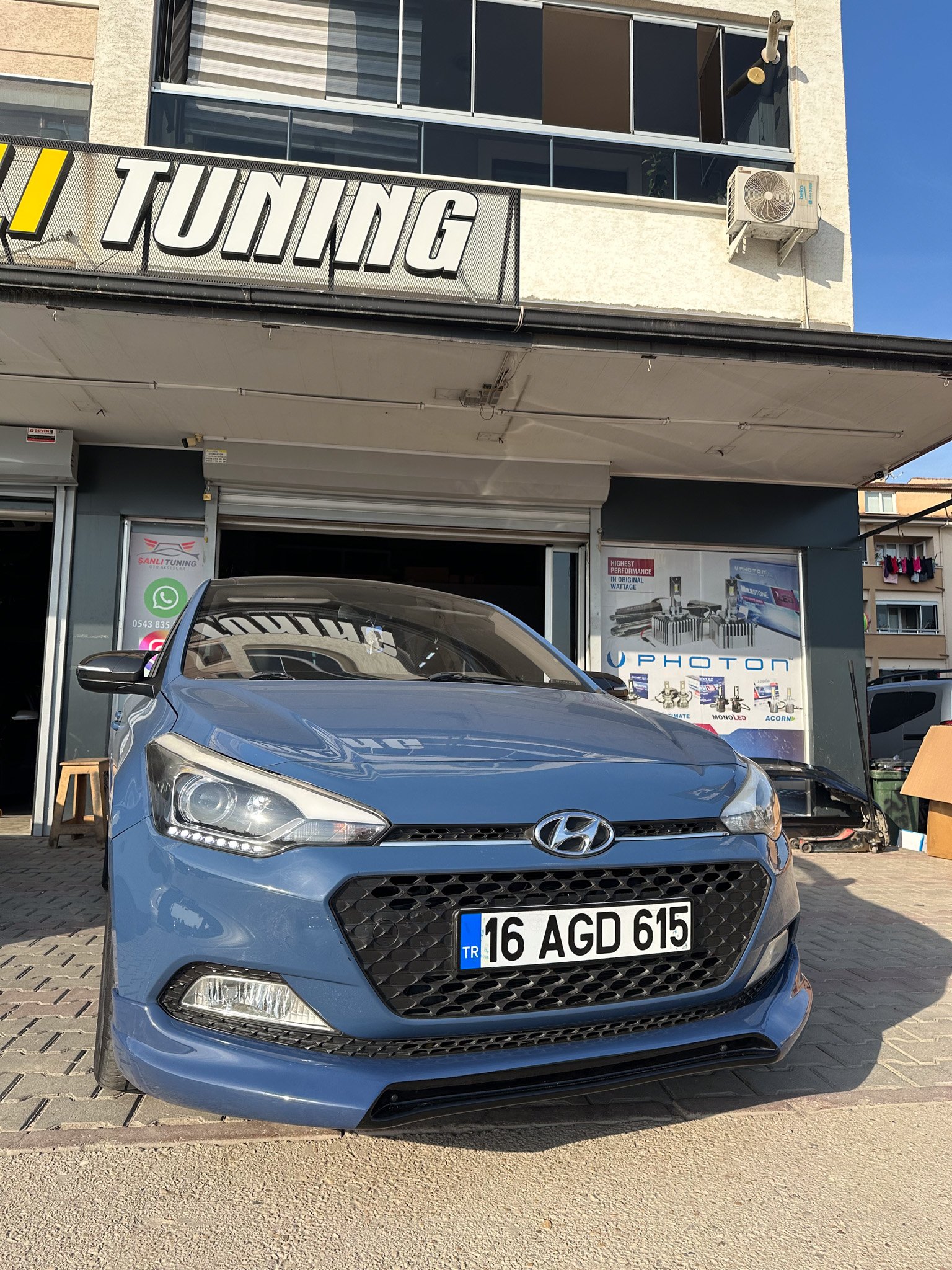 HYUNDAİ İ20 ÖN EK BOYALI ( PLASTİK )
