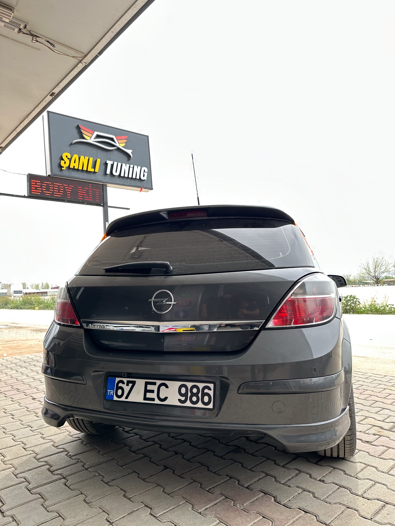 OPEL ASTRA H BODY KİT SETİ BOYALI ( PLASTİK )