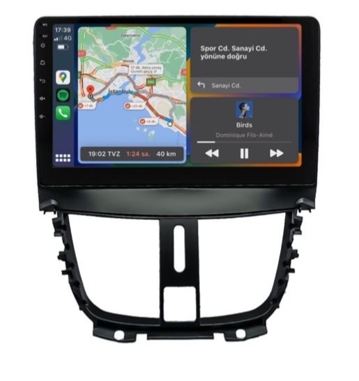 Peugeot 207 Android Multimedya Sistemi 2006-2012