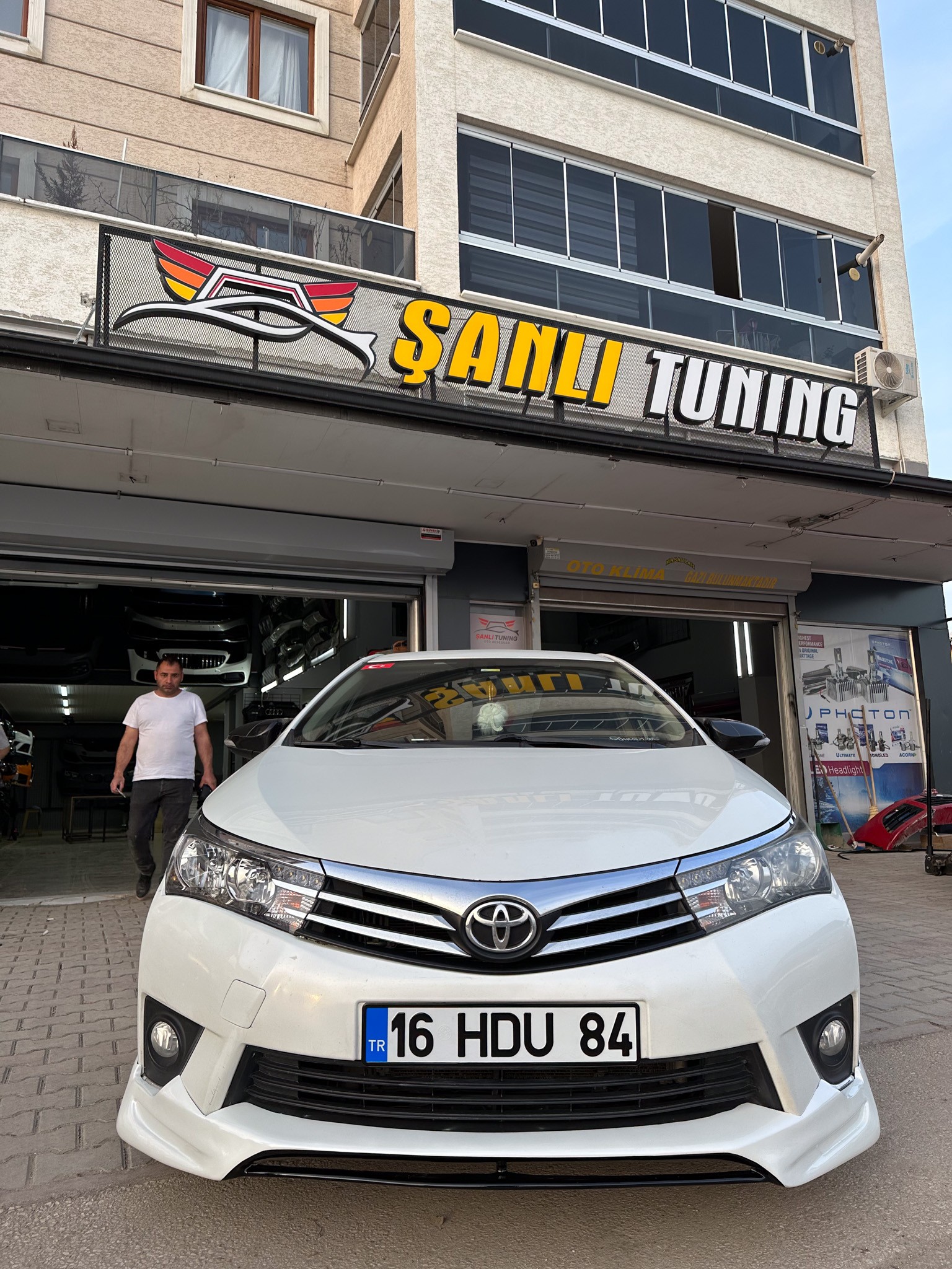 TOYOTA COROLLA BODY KİT SETİ BOYALI ( PLASTİK )