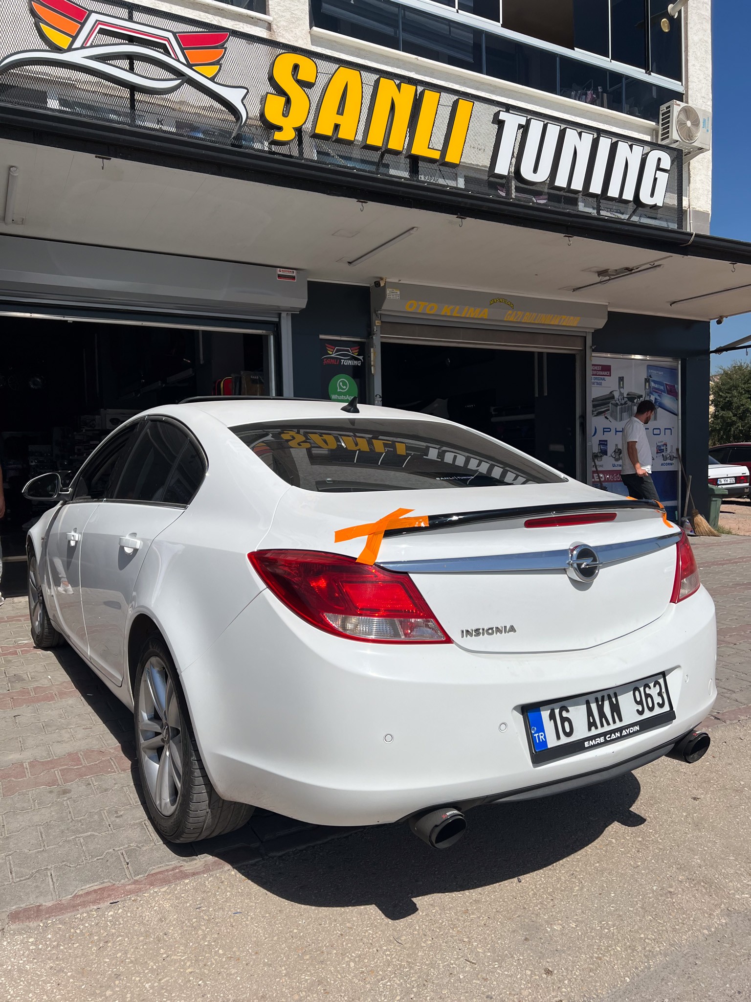 OPEL İNSİGNİA SPOİLER BOYALI ( PLASTİK )