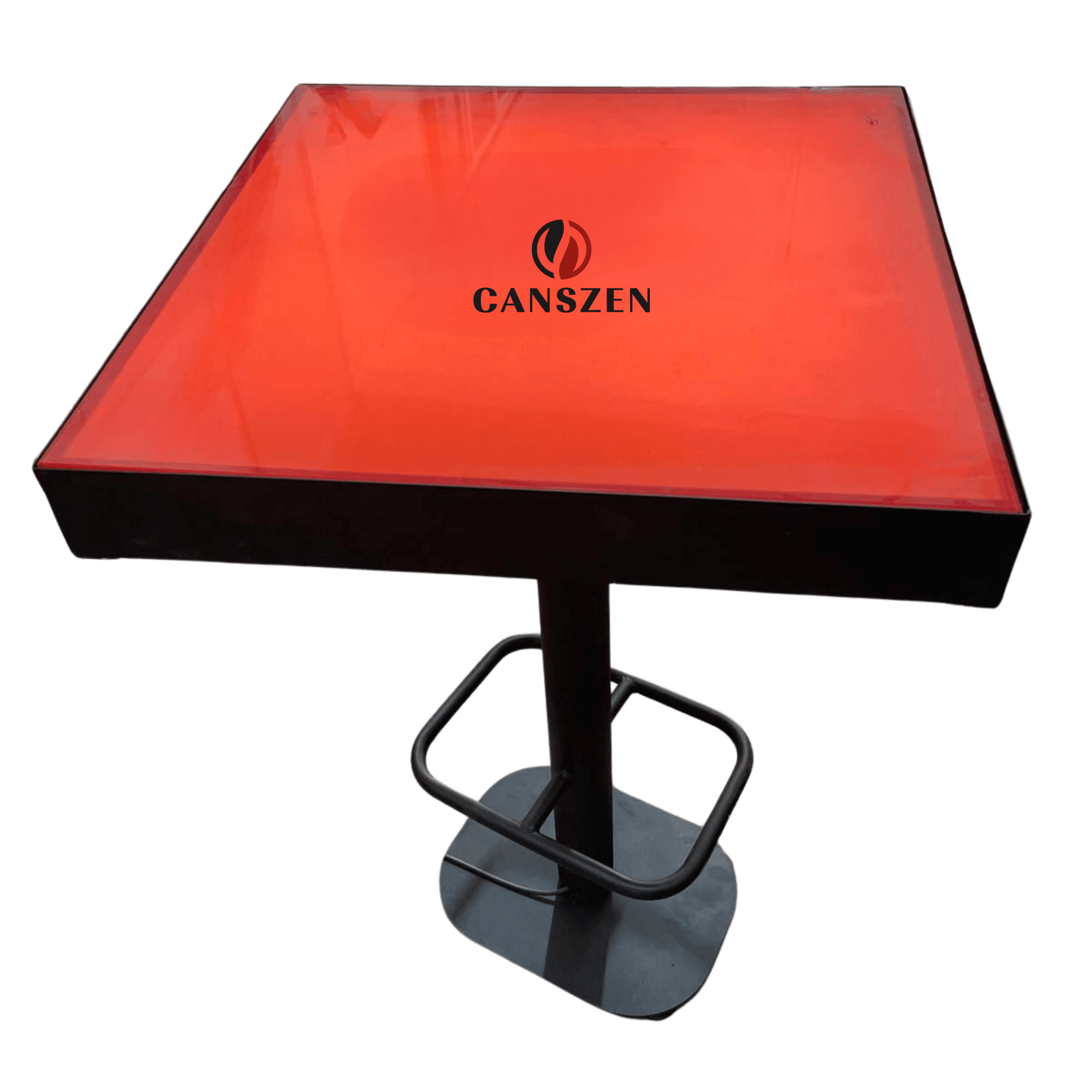 Modern Led Işıklı Kare Masa | Bar, Kafe ve Etkinlikler İçin Özel Tasarım