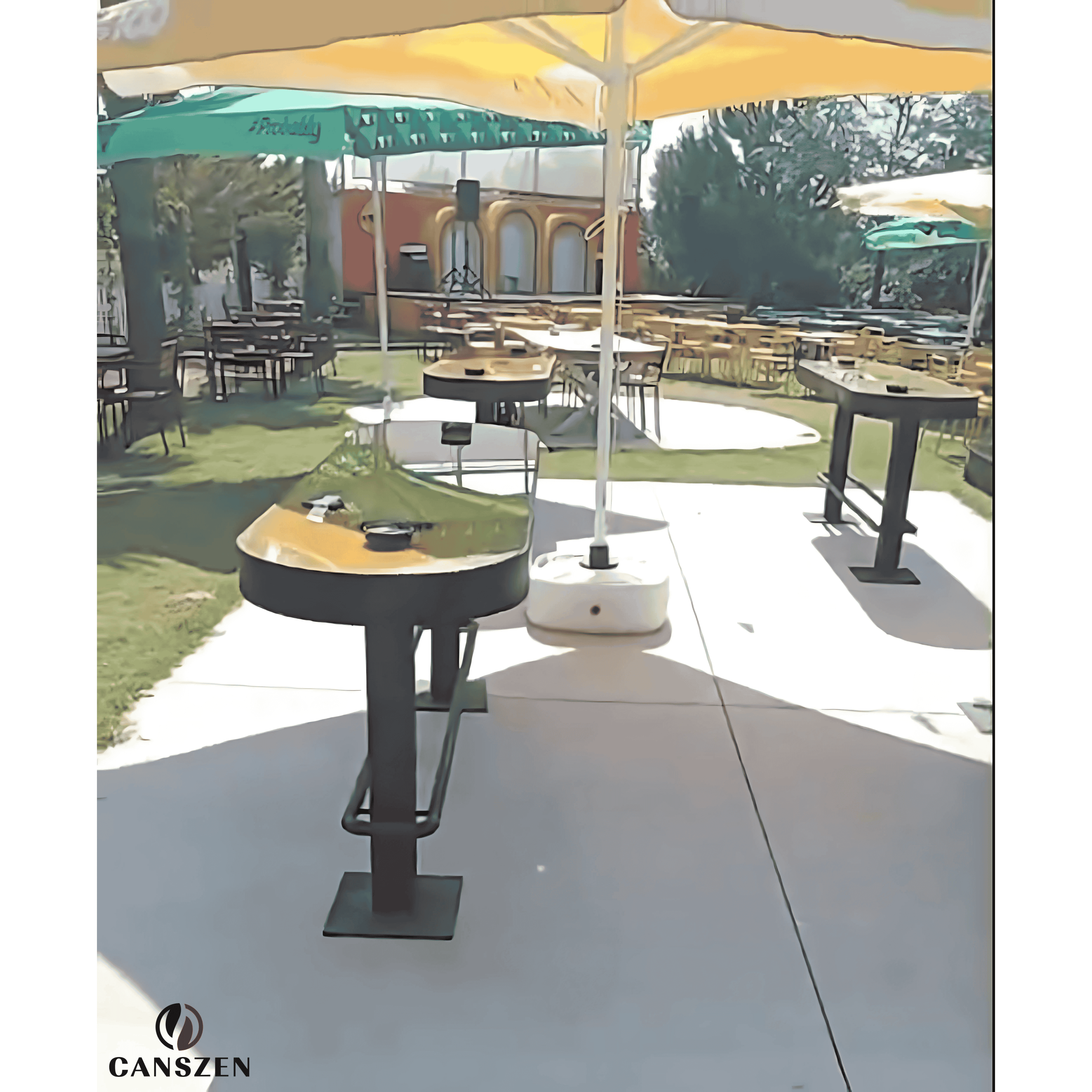 Calivon Modern Led Işıklı Kare Masa | Bar, Kafe ve Etkinlikler İçin Özel Tasarım - 60x120 cm
