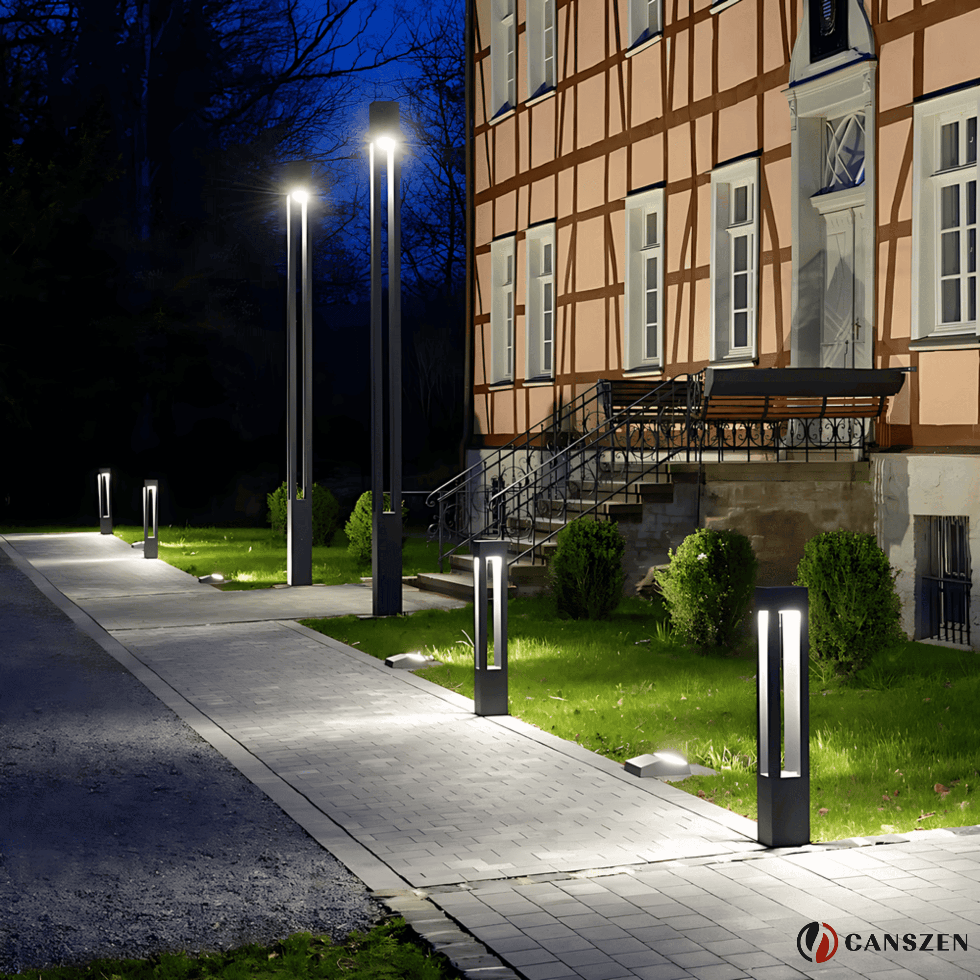 Mavora LED’li Yürüyüş Yolu Bahçe Aydınlatması | Alüminyum Bollard Aydınlatma