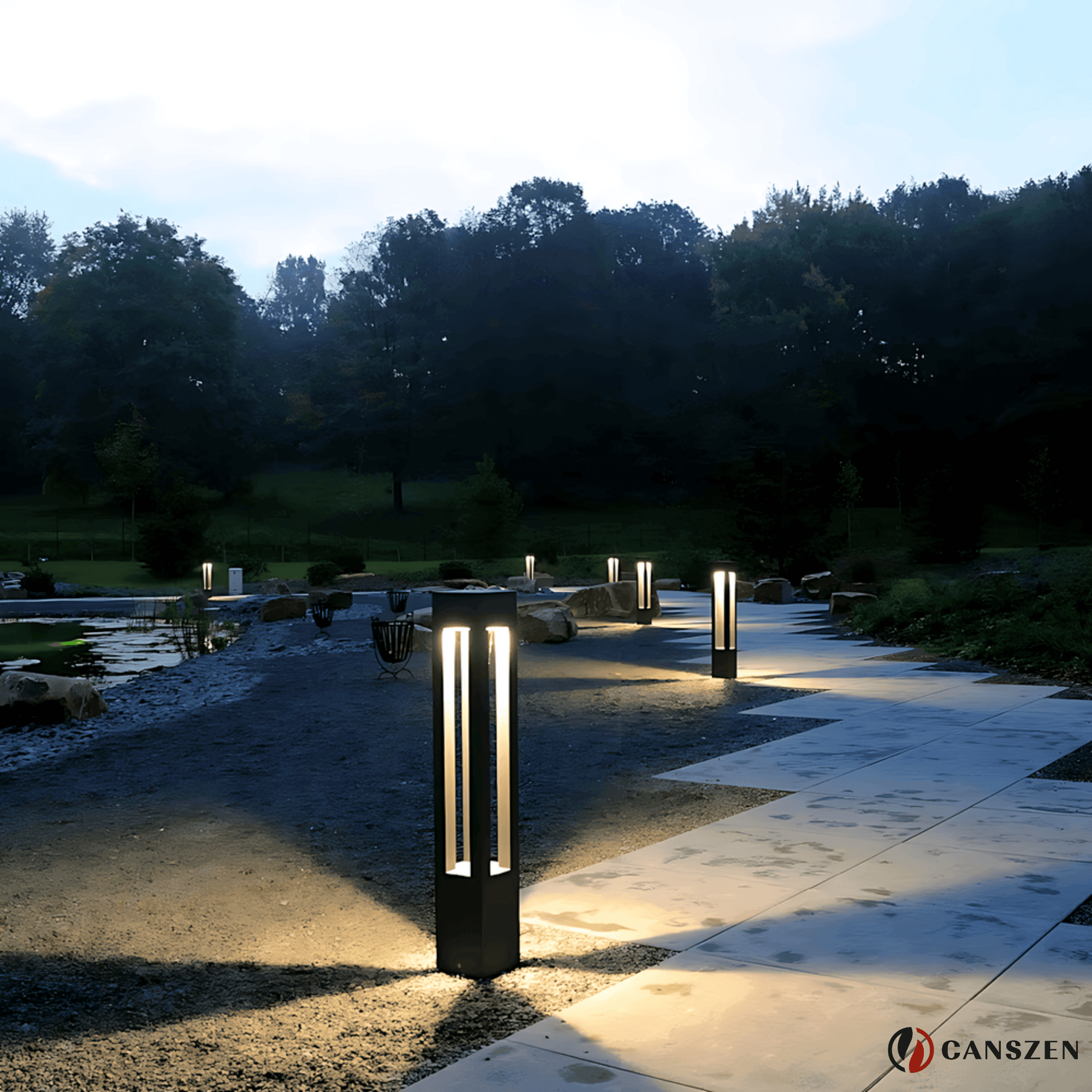 Mavora LED’li Yürüyüş Yolu Bahçe Aydınlatması | Alüminyum Bollard Aydınlatma