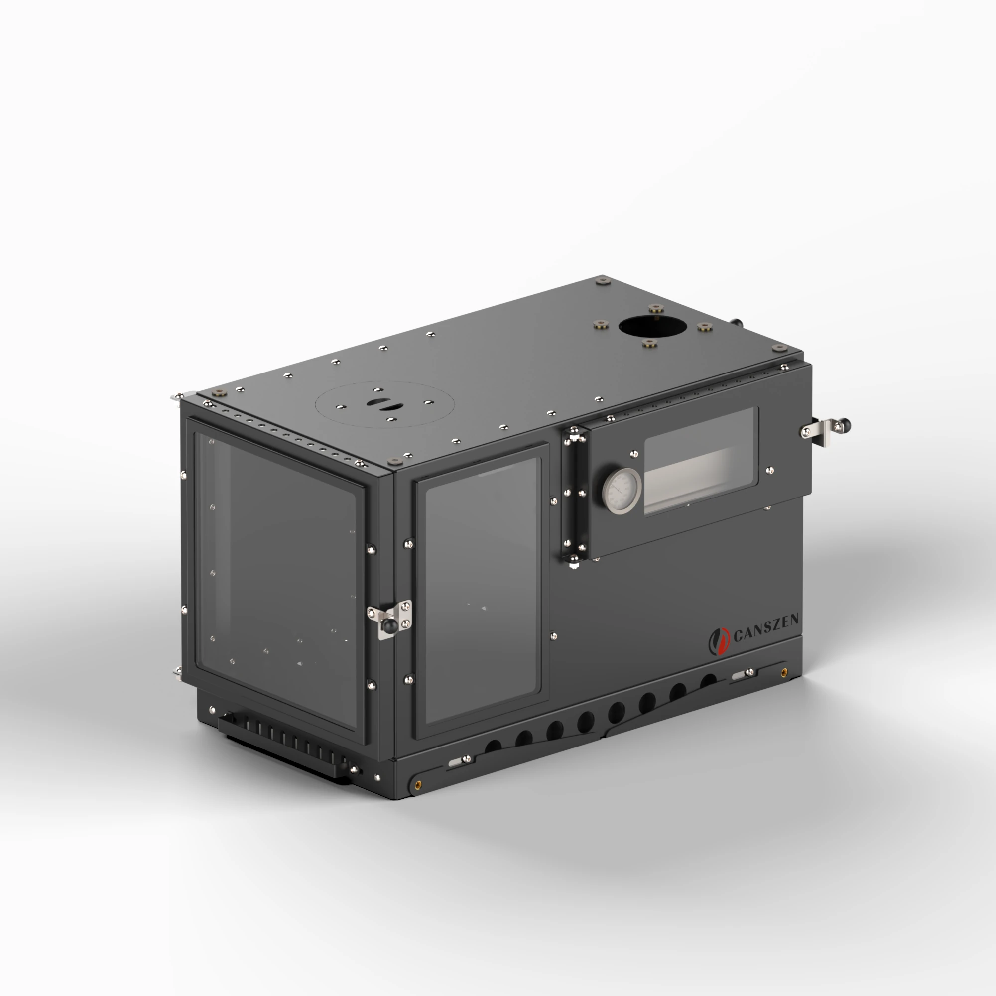 Forest Profesyonel Siyah Kuzineli Kamp Sobası | Taşınabilir Çadır ve Karavan Sobası