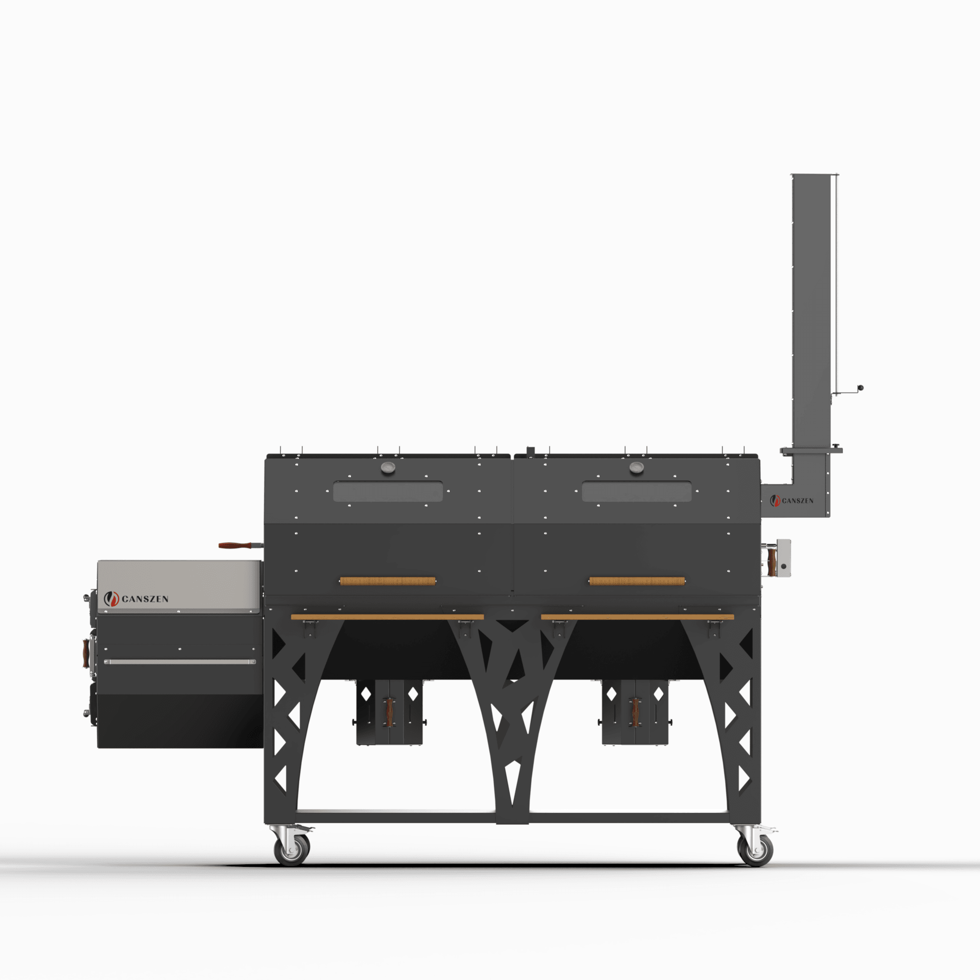 Gravitor 430 Kg Devasa Smoker Mangal | Piliç Çevirme ve Barbekü Özellikli