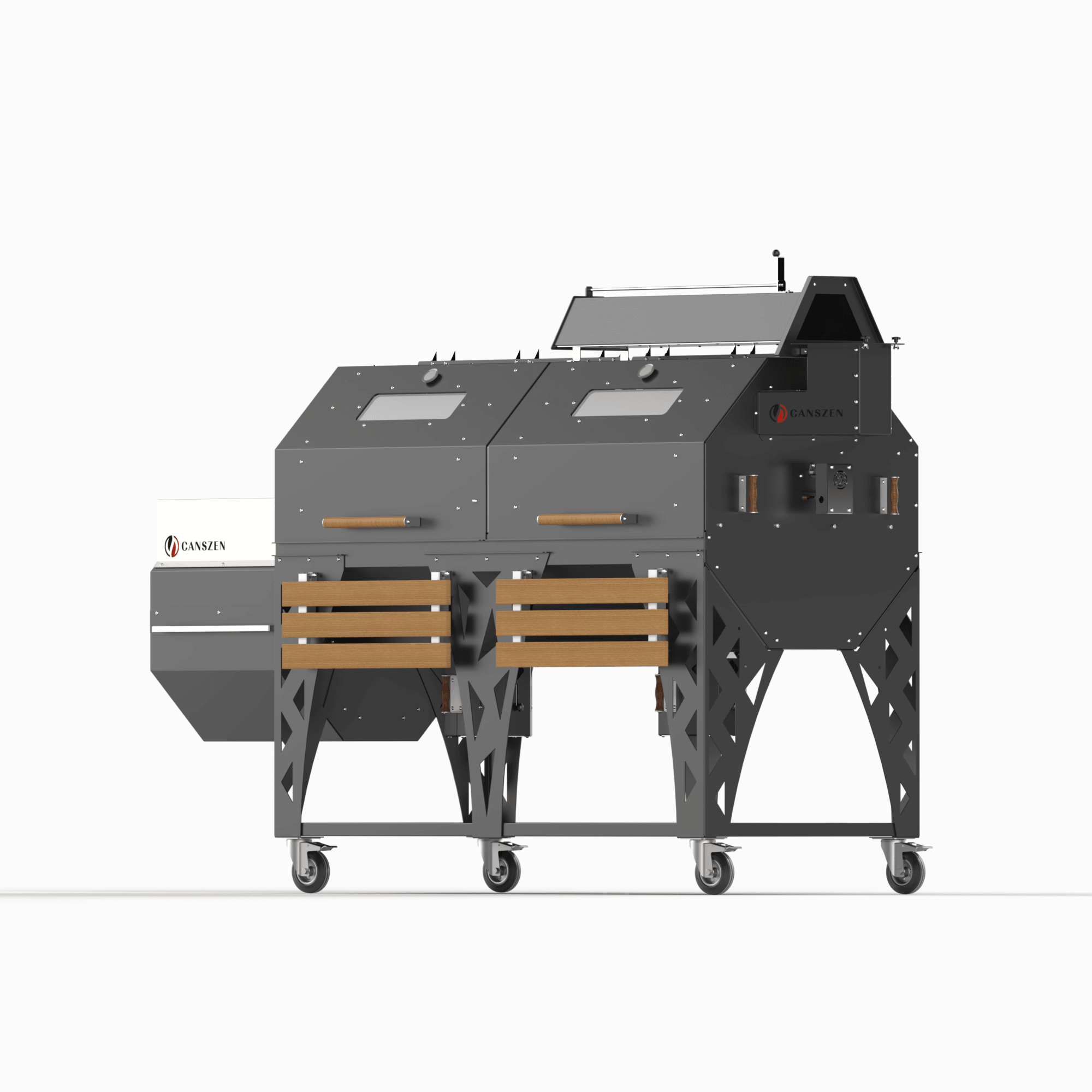 Gravitor 430 Kg Devasa Smoker Mangal | Piliç Çevirme ve Barbekü Özellikli