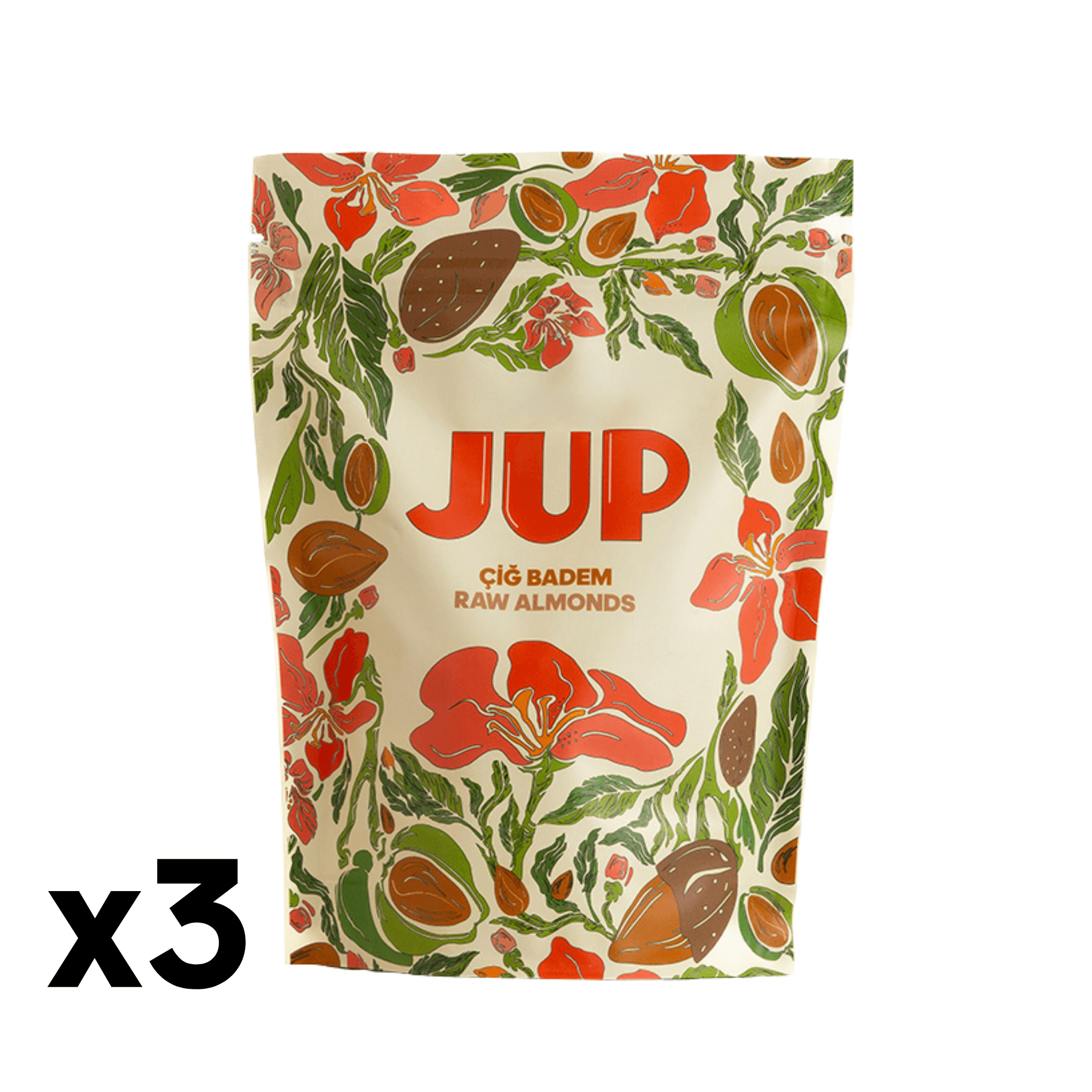 Yerli Çiğ Badem - 3'lü Paket 3x150 gr