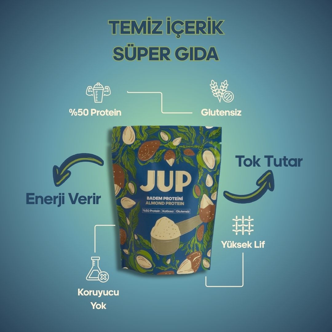 Badem Protein Tozu / Yüksek Proteinli Badem Unu 240 gr