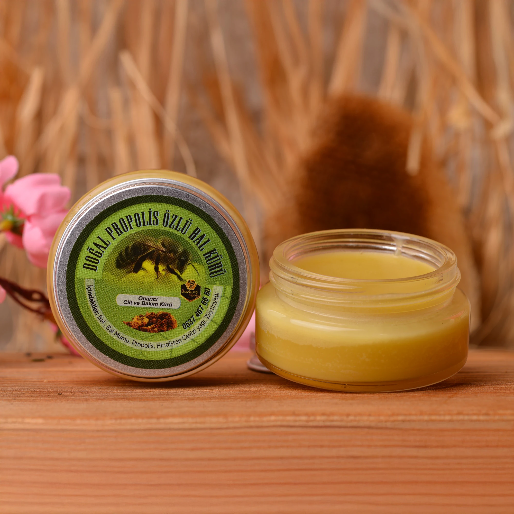 Doğal Propolis Özlü Bal Kürü (Cilt İçin)