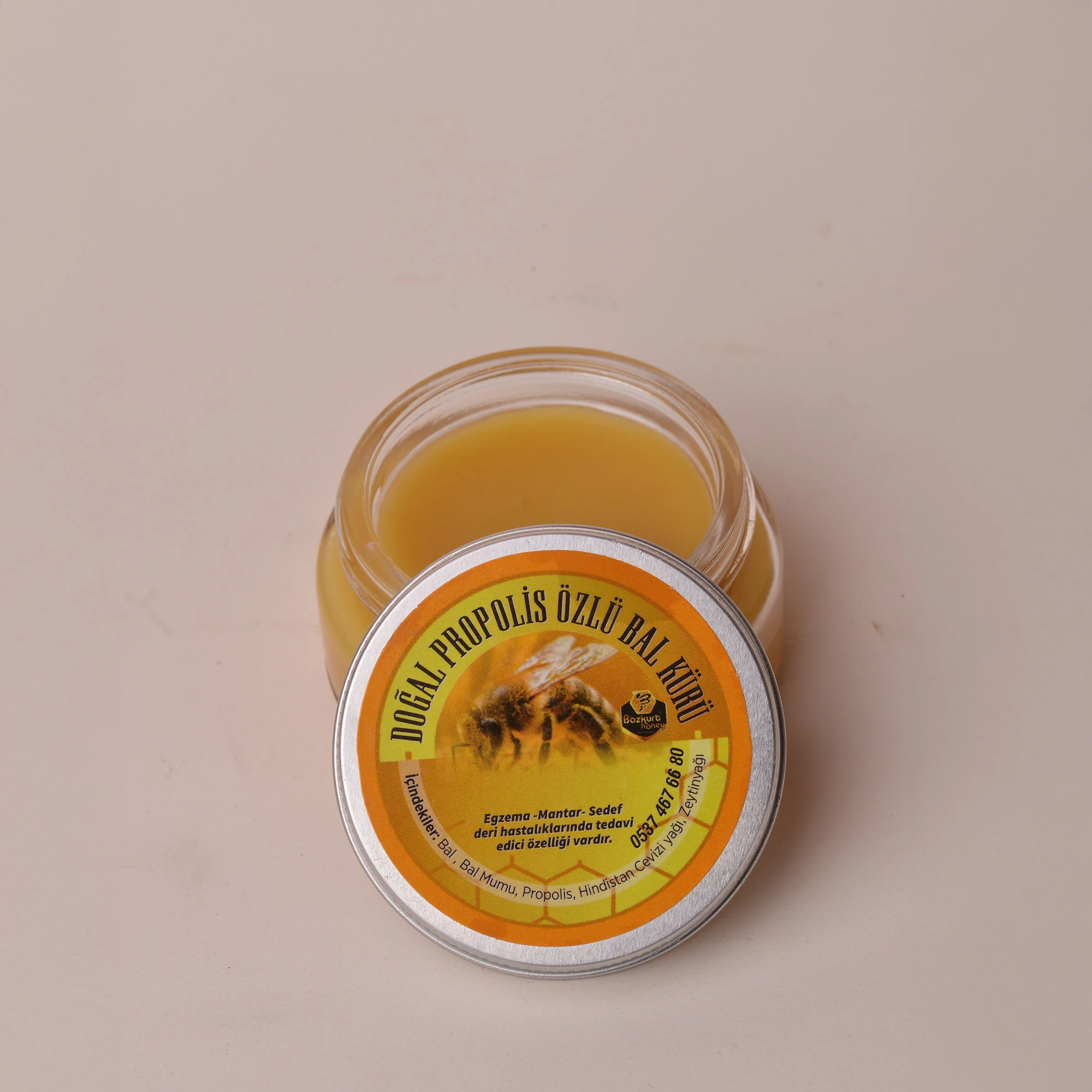 Doğal Propolis Özlü Bal Kürü (Egzama İçin)