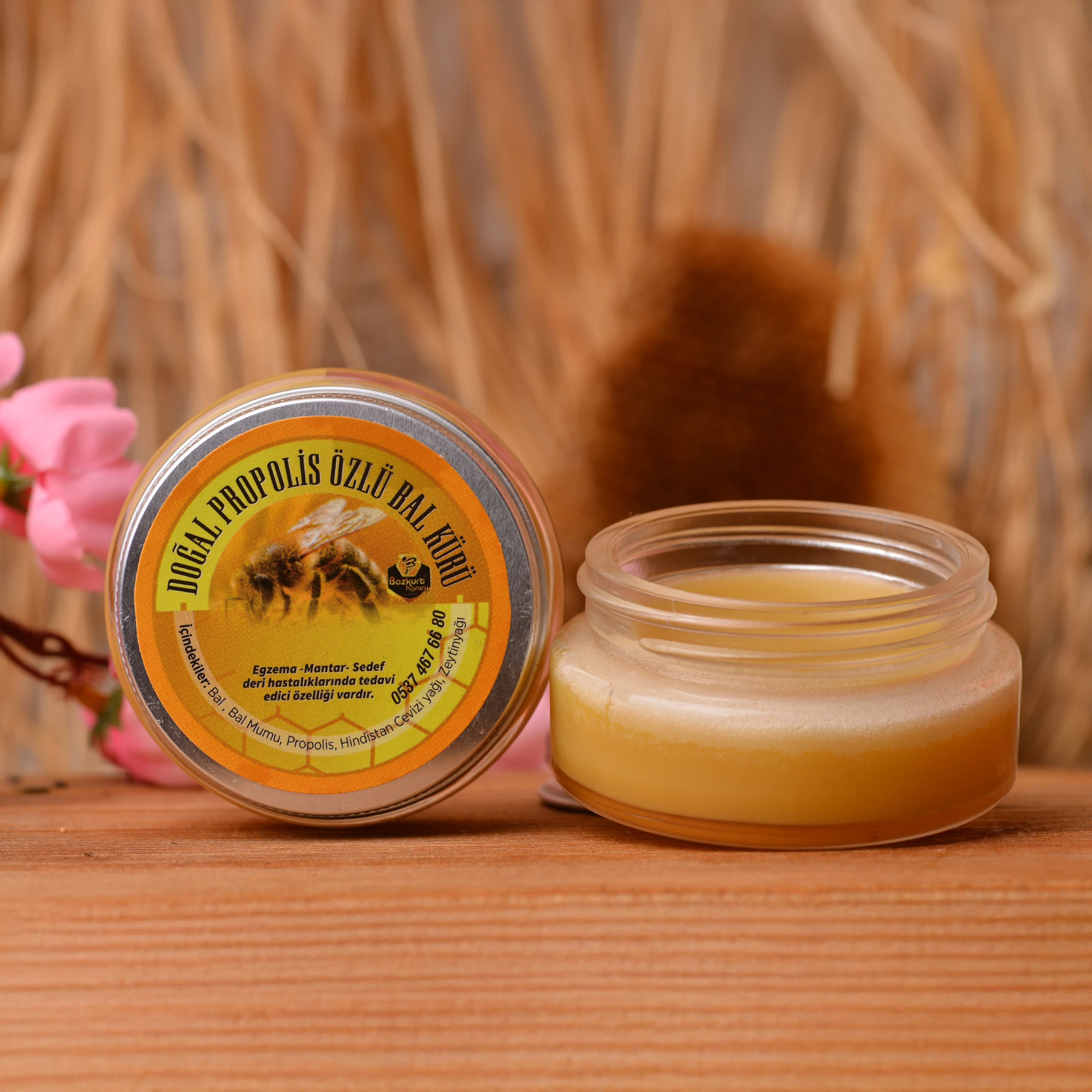 Doğal Propolis Özlü Bal Kürü (Egzama İçin)