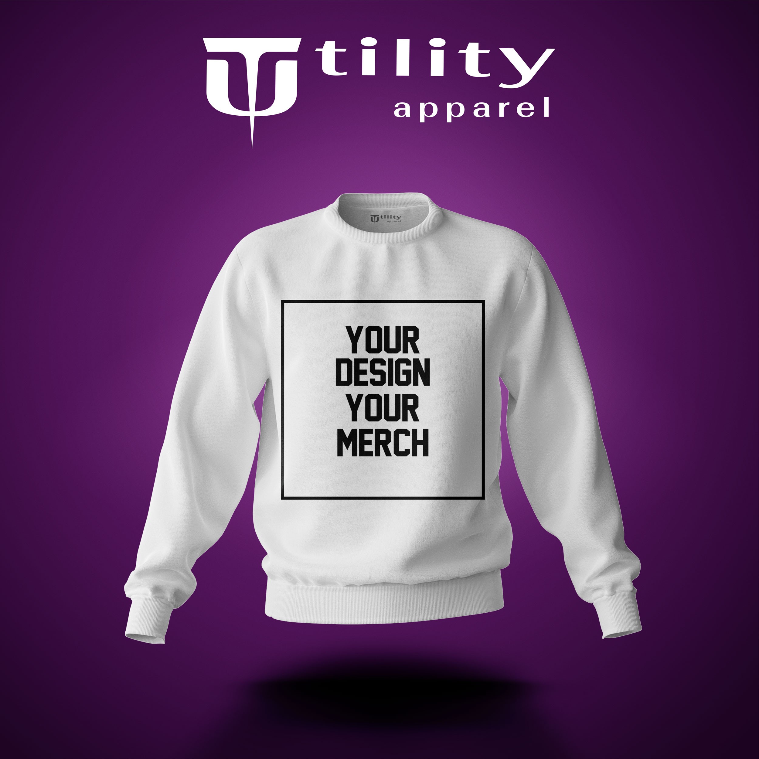 Customizable Fleece Sweatshirt - Have it with your design!