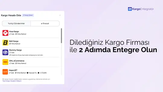 Gurmehub: Kargo Entegratör ekran görüntüsü 2