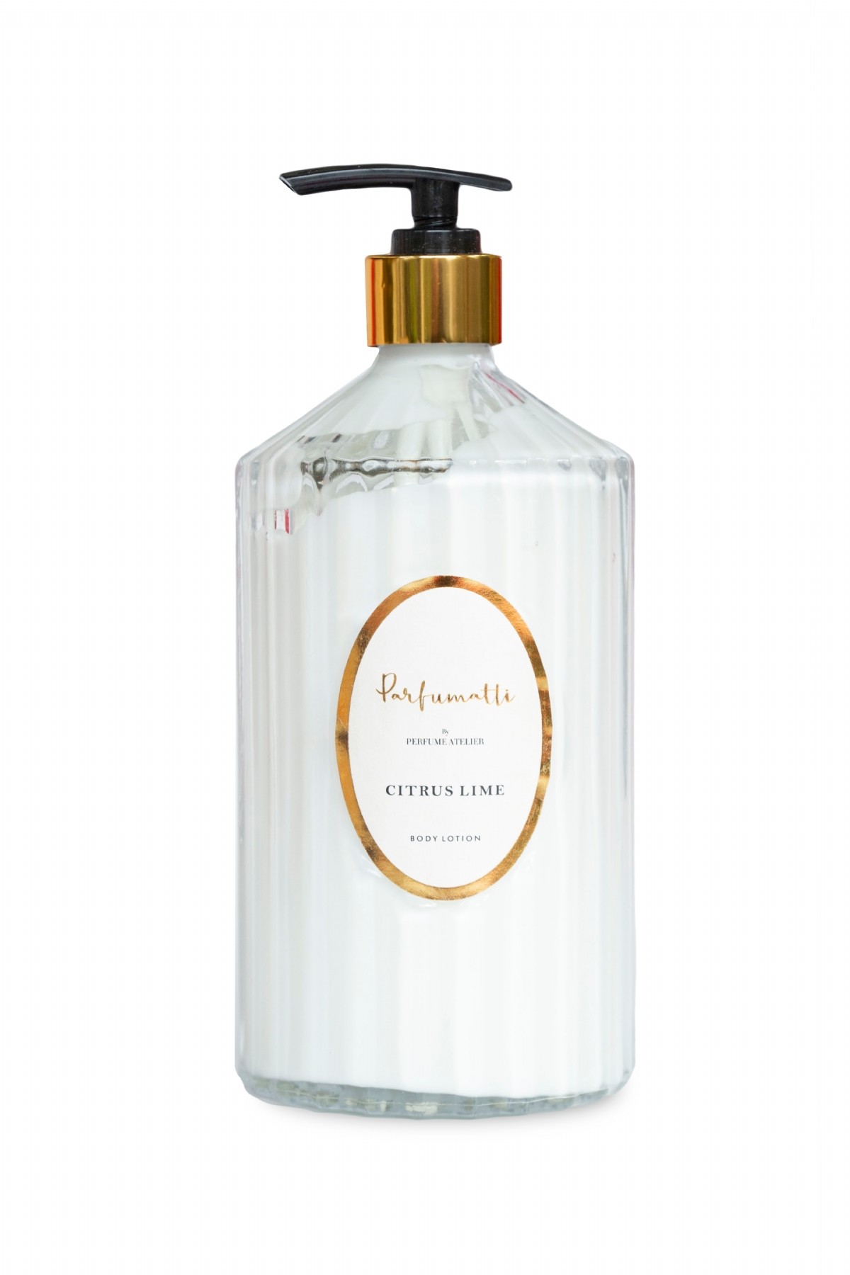 600 Ml Glass Bottle of Citrus Lime Hand & Body Lotion image