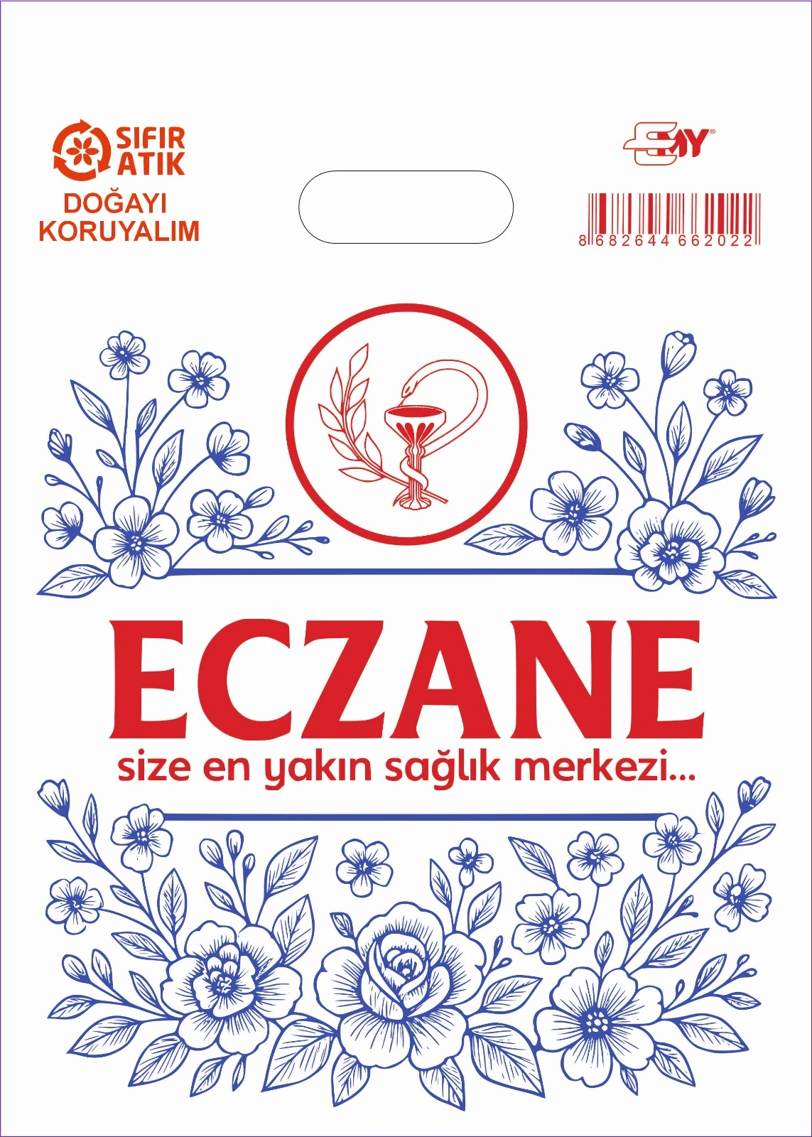  Emy Poşet Eczane Poşeti El Geçme 28x40 cm - 100 Adet