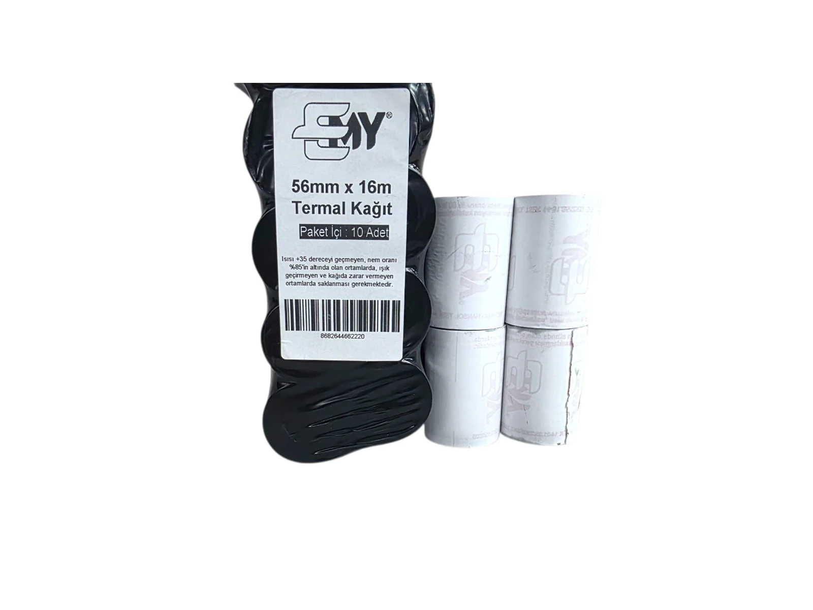 Emy Yazar Kasa POS Rulosu Her Markaya Uyumlu 56 mm x 16 m - 10 Adet