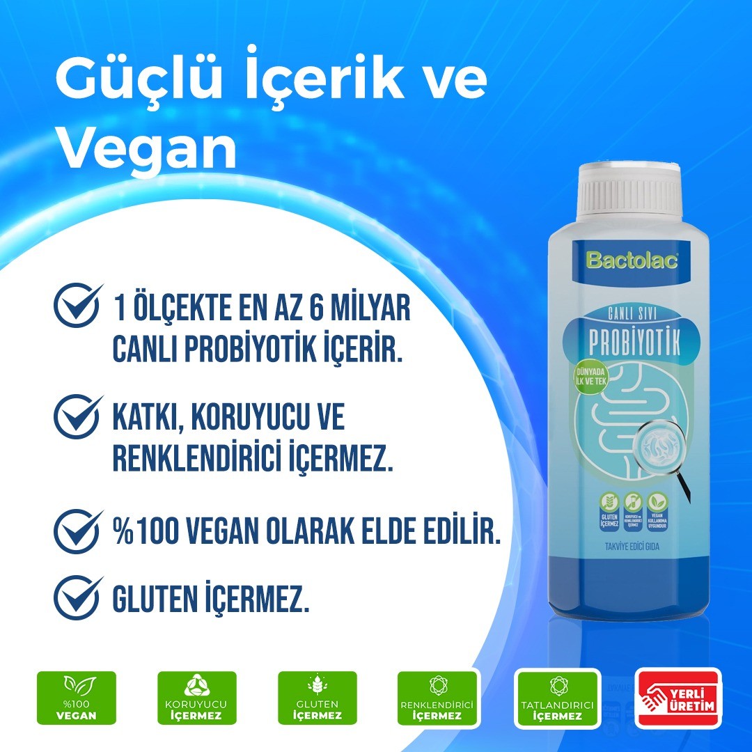 Bactolac Canlı Probiyotik 1000 ml