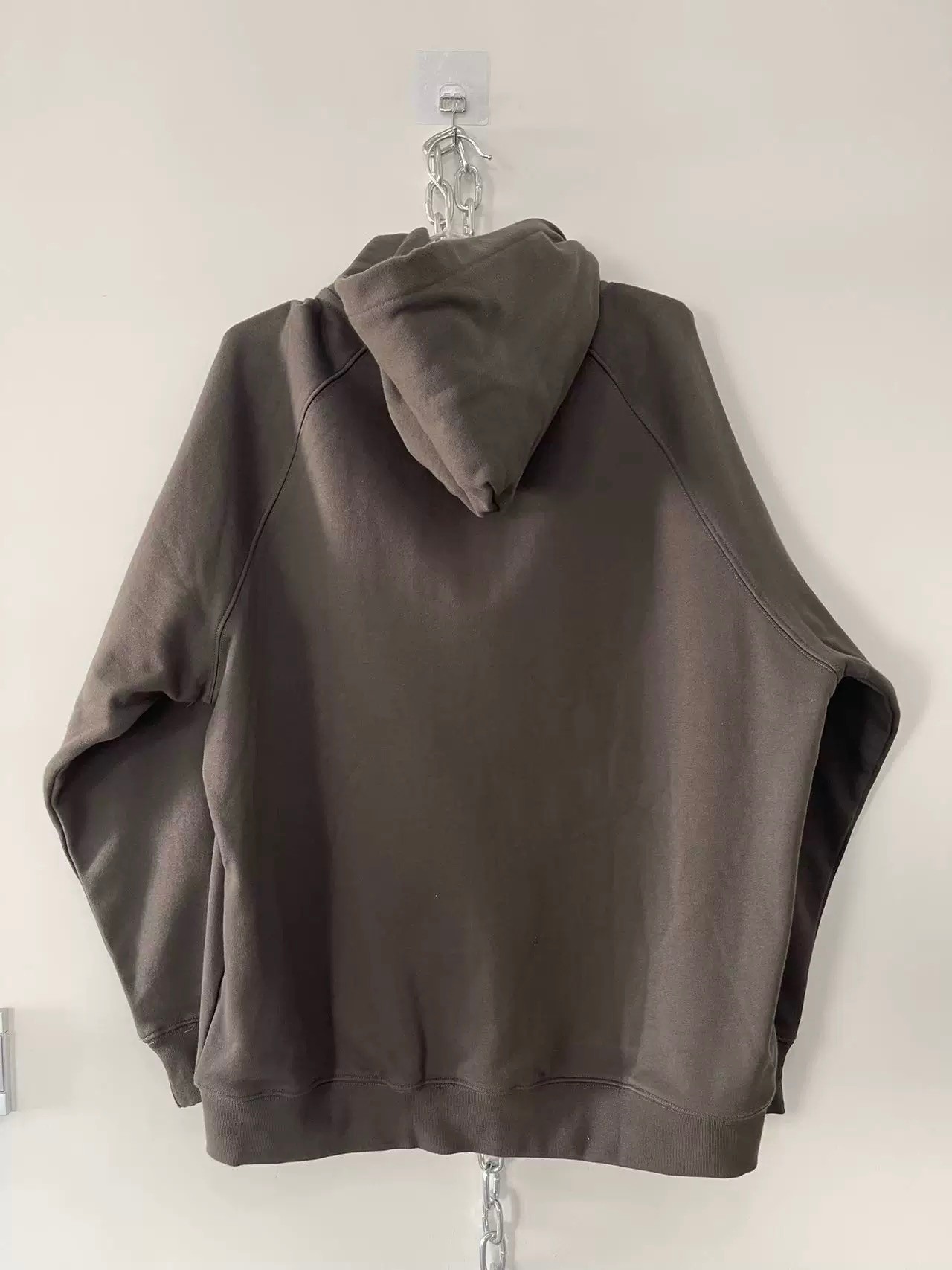 Kapüşonlu Baskılı Fermuarlı Hoodie