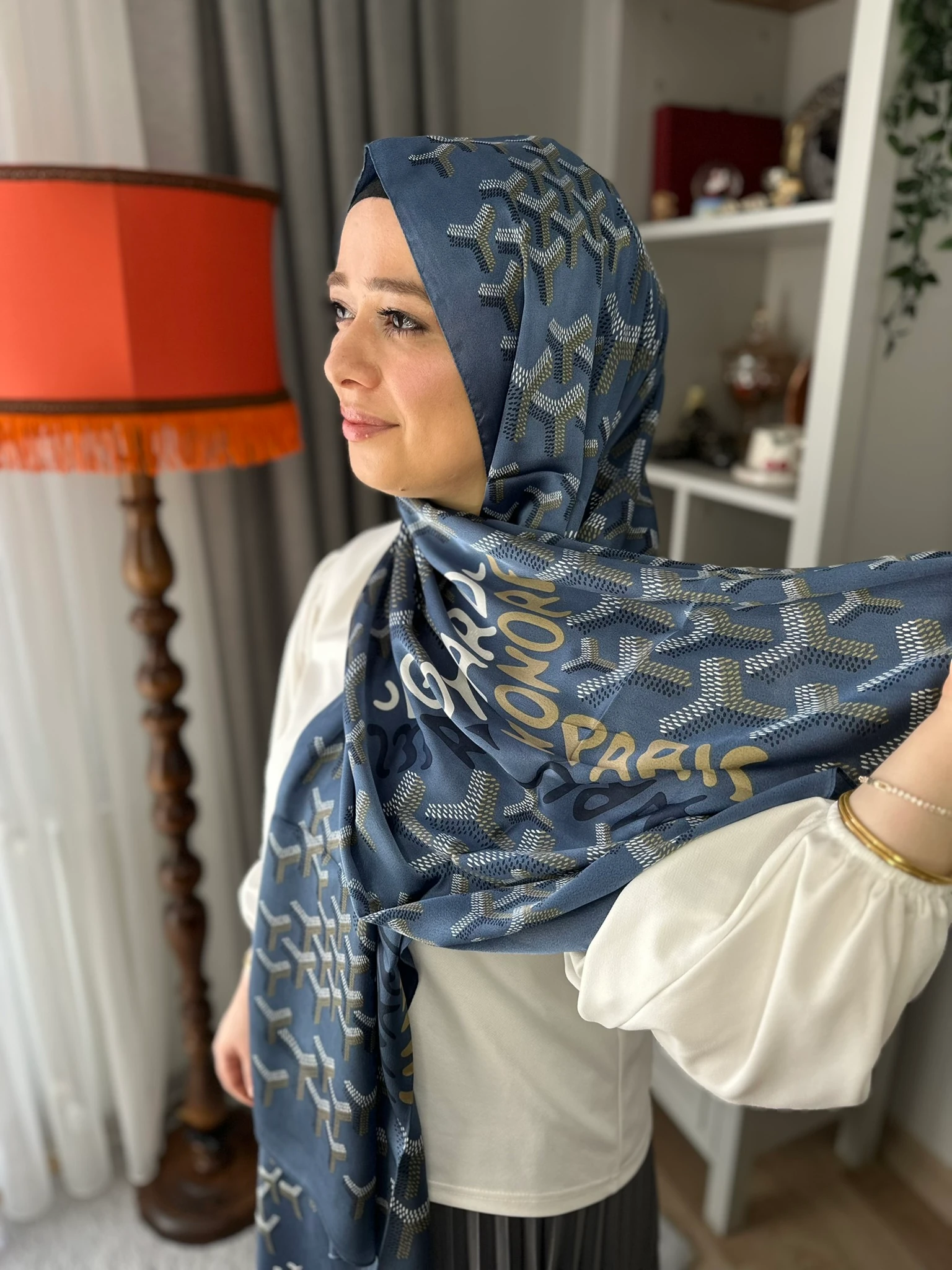 Goyard Vual İpek Şal