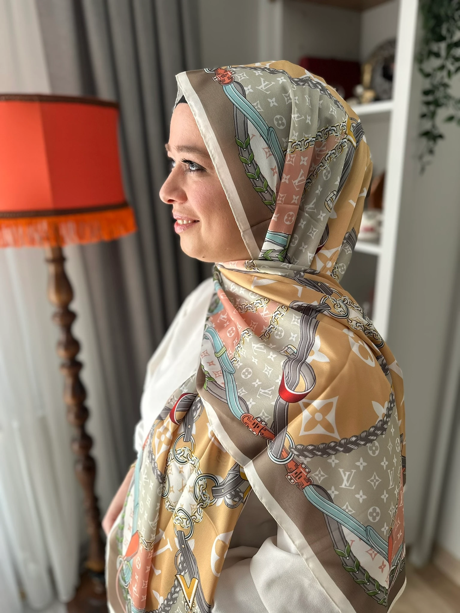 Louis Vuitton Vual İpek Şal