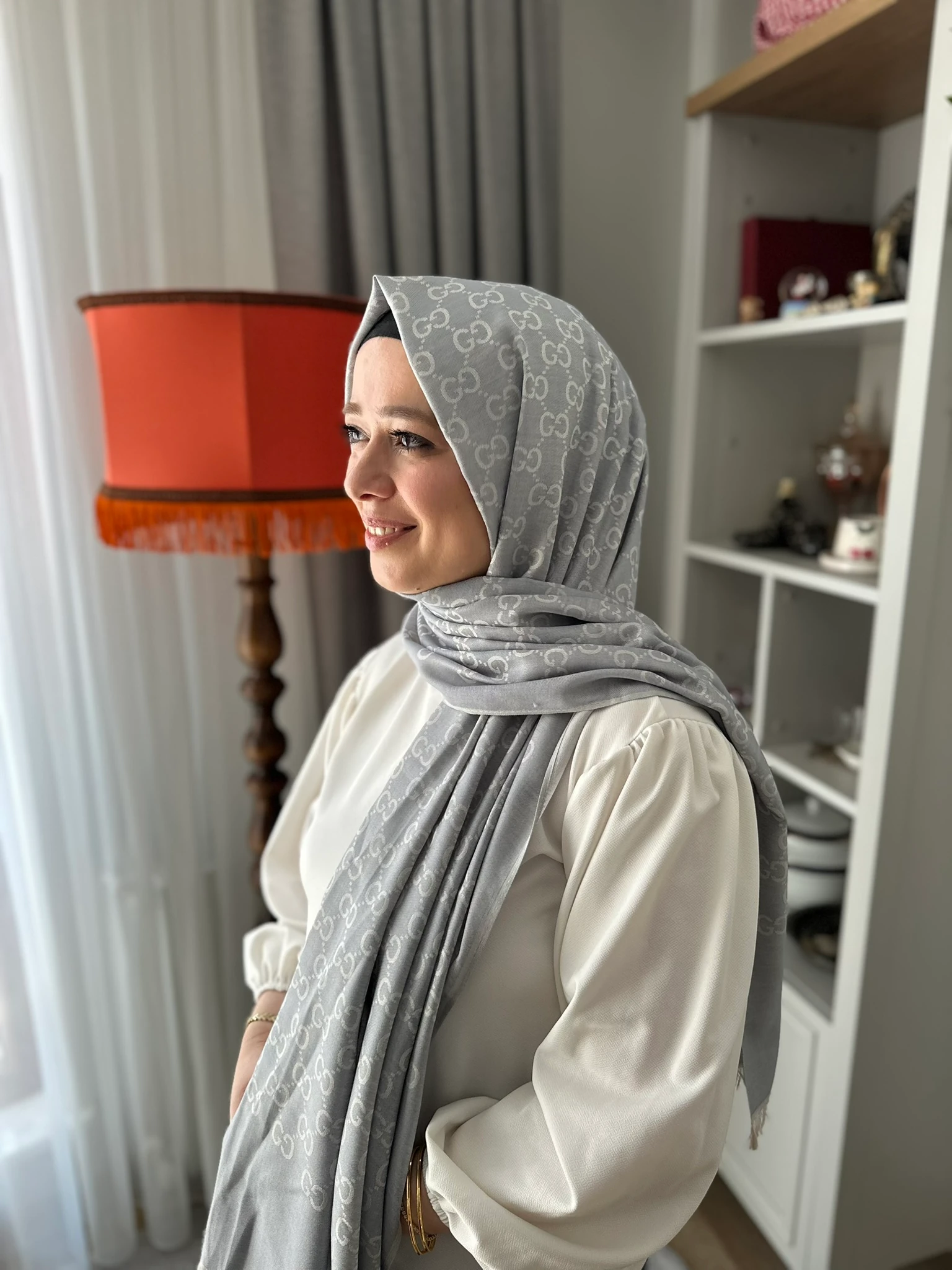 Guccı Pamuk İpek Şal