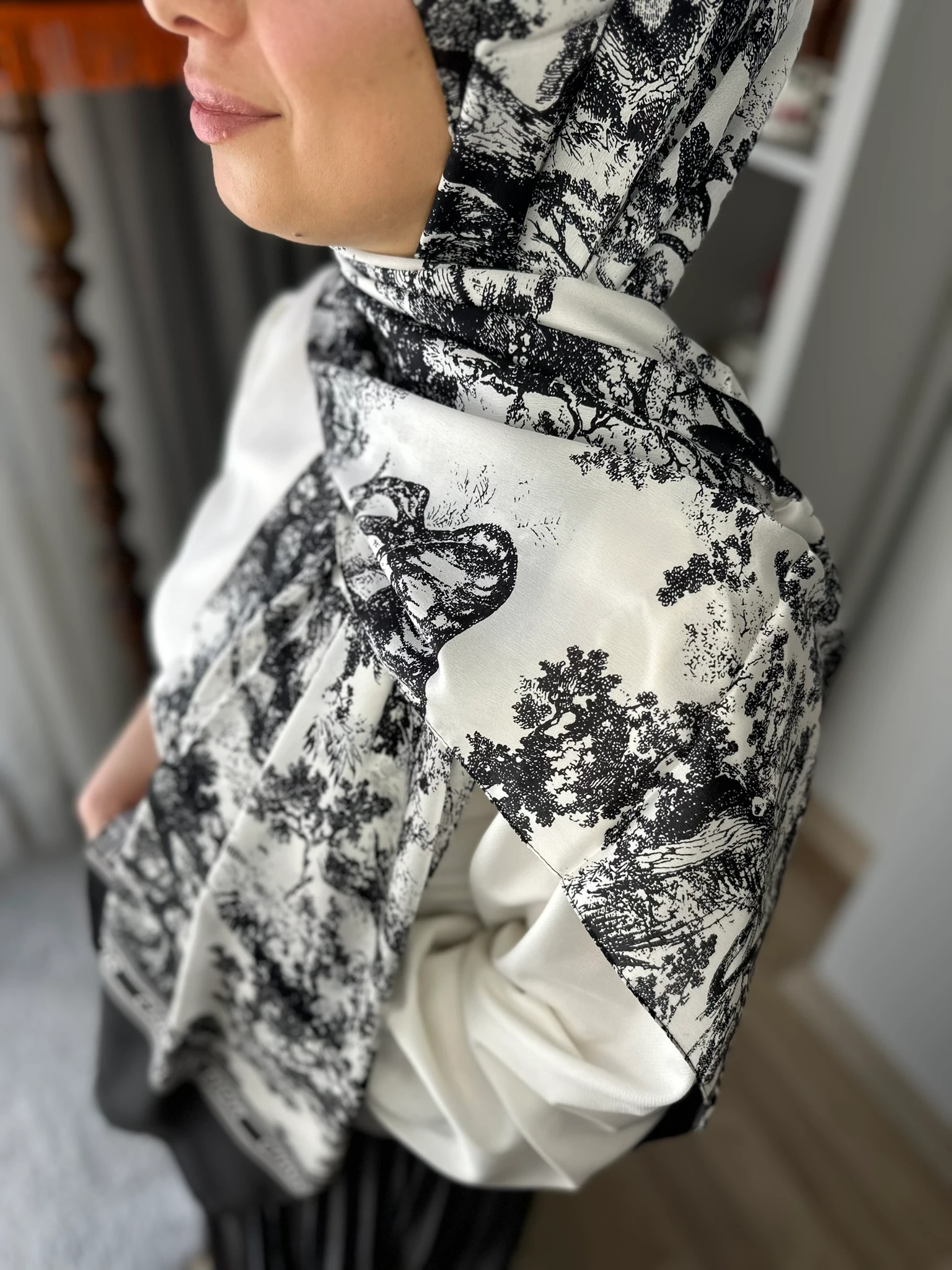 Christian Dior Vual İpek Şal