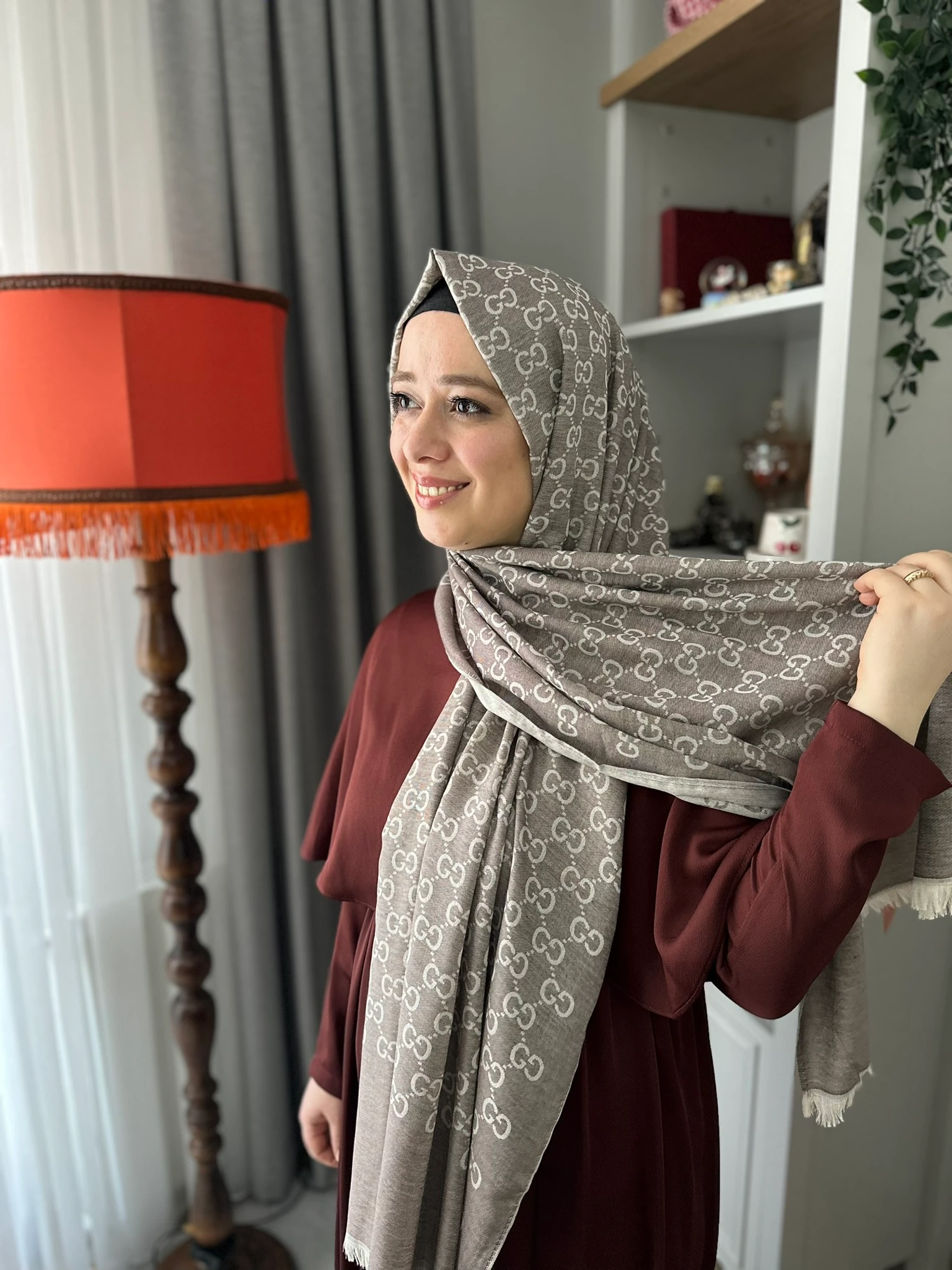 Guccı Pamuk İpek Şal