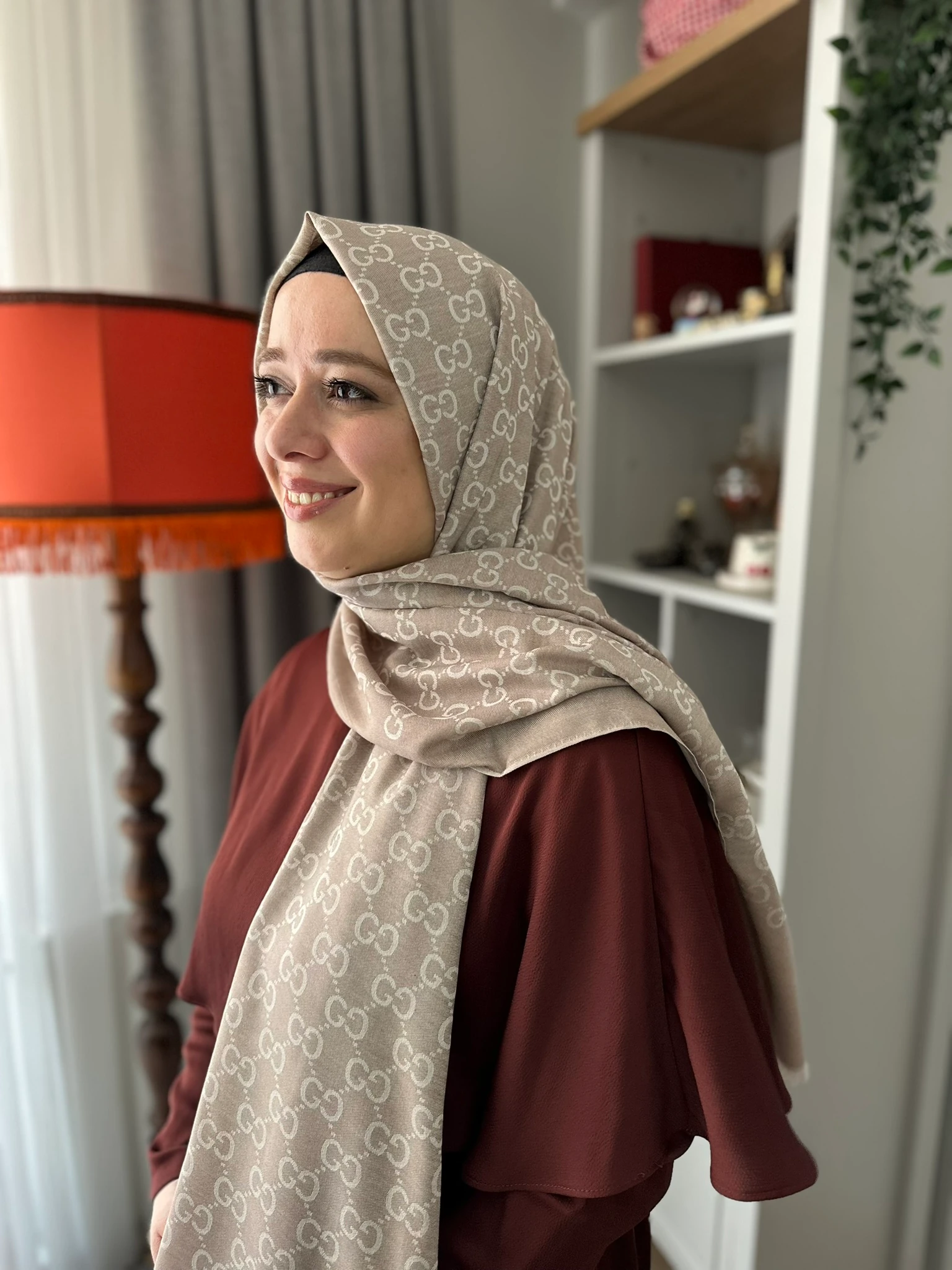 Guccı Pamuk İpek Şal