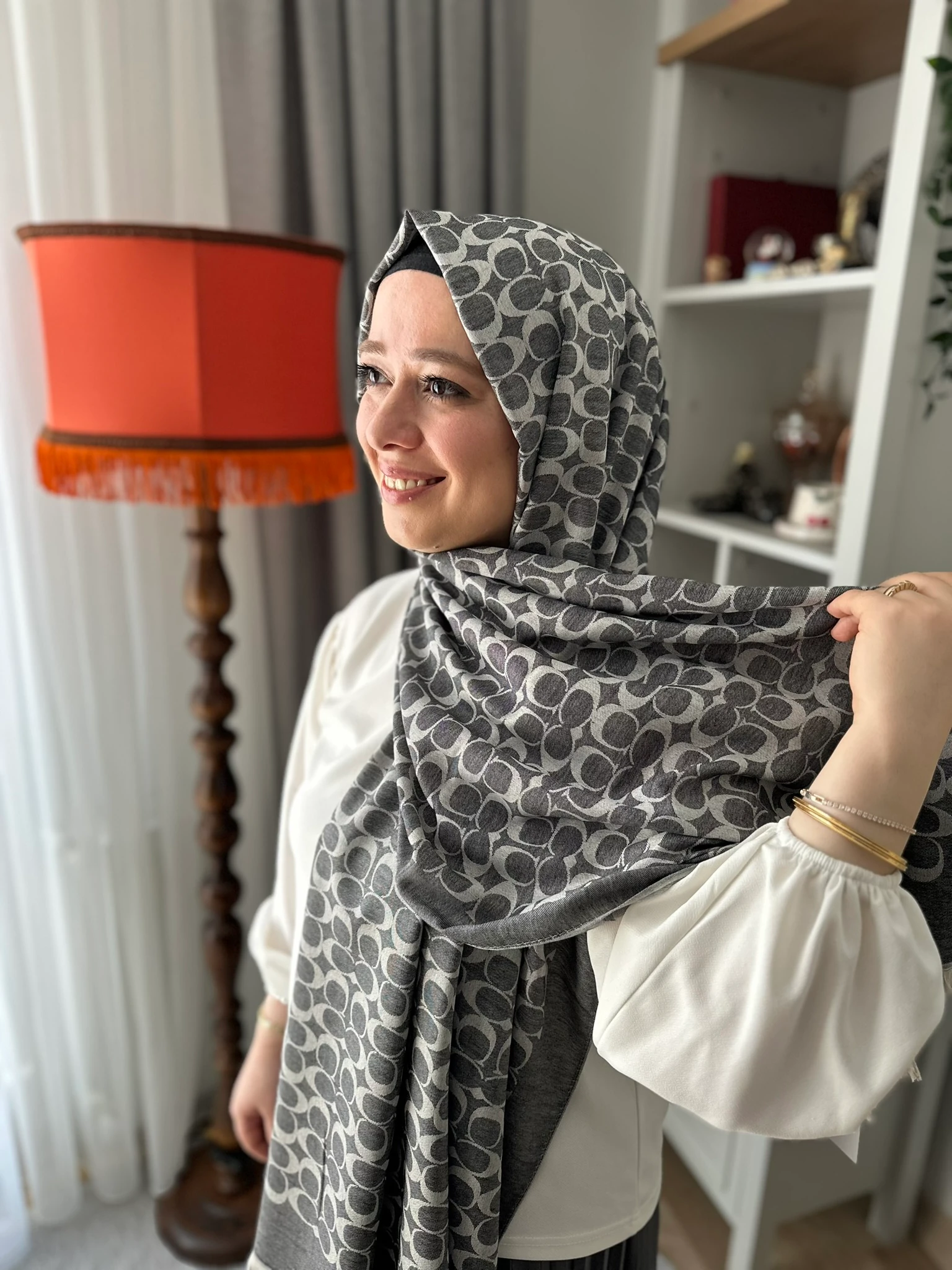 Coach Pamuk İpek Şal