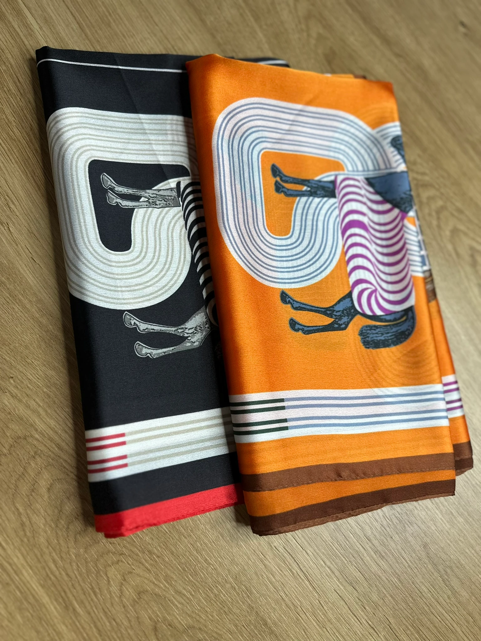 Hermes Vual İpek Şal  - Siyah