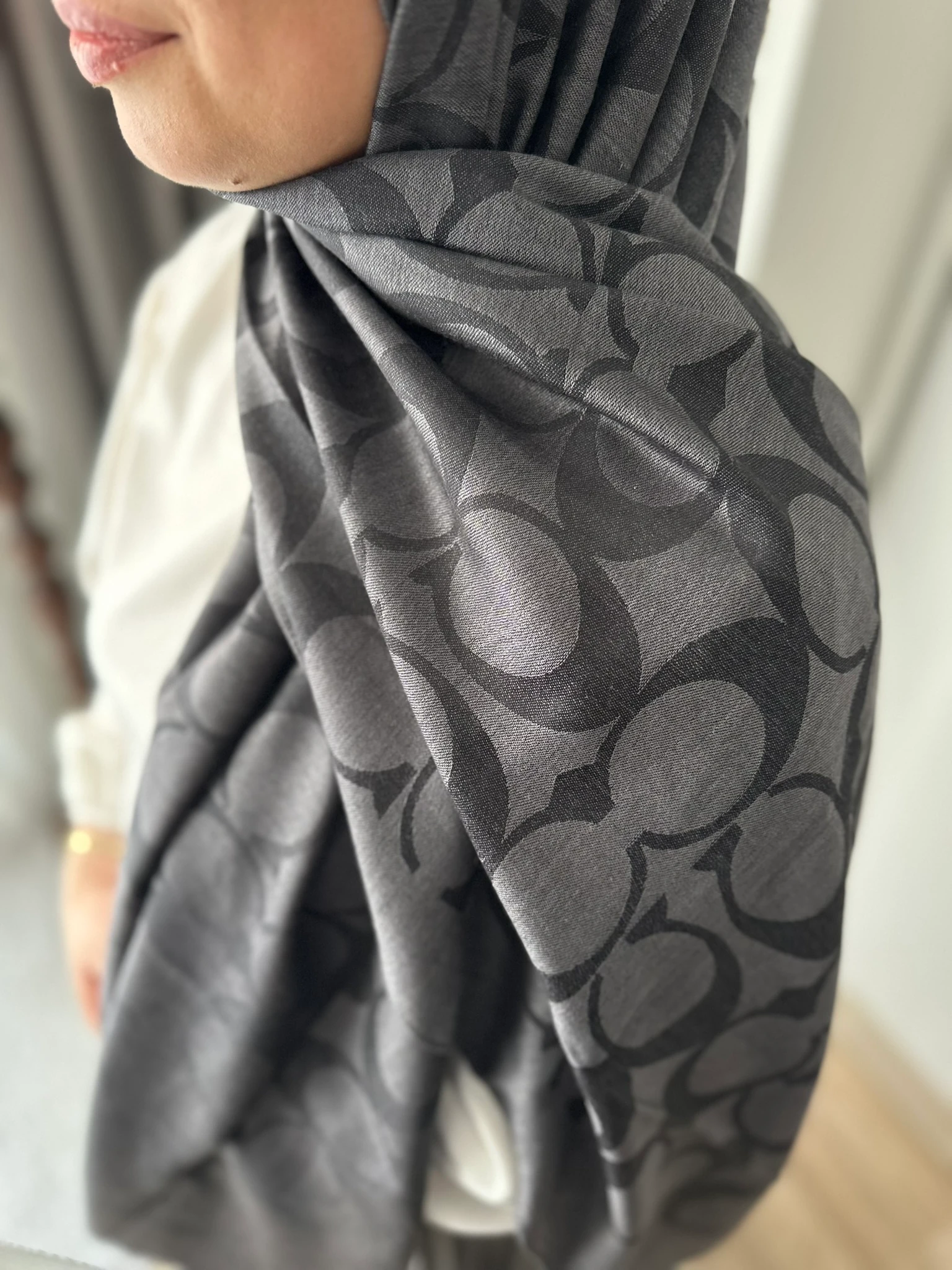 Coach Yün İpek A+ Kalite Şal