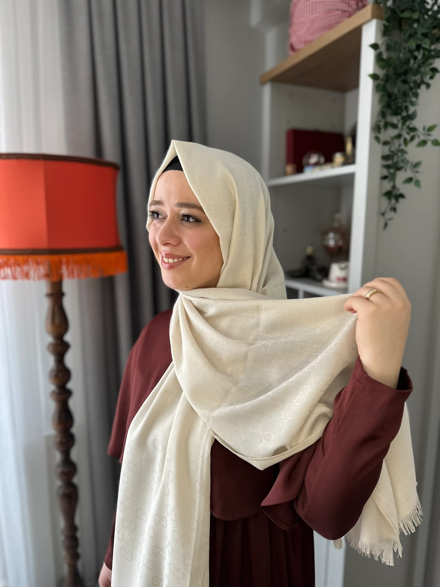 Guccı Pamuk İpek Şal