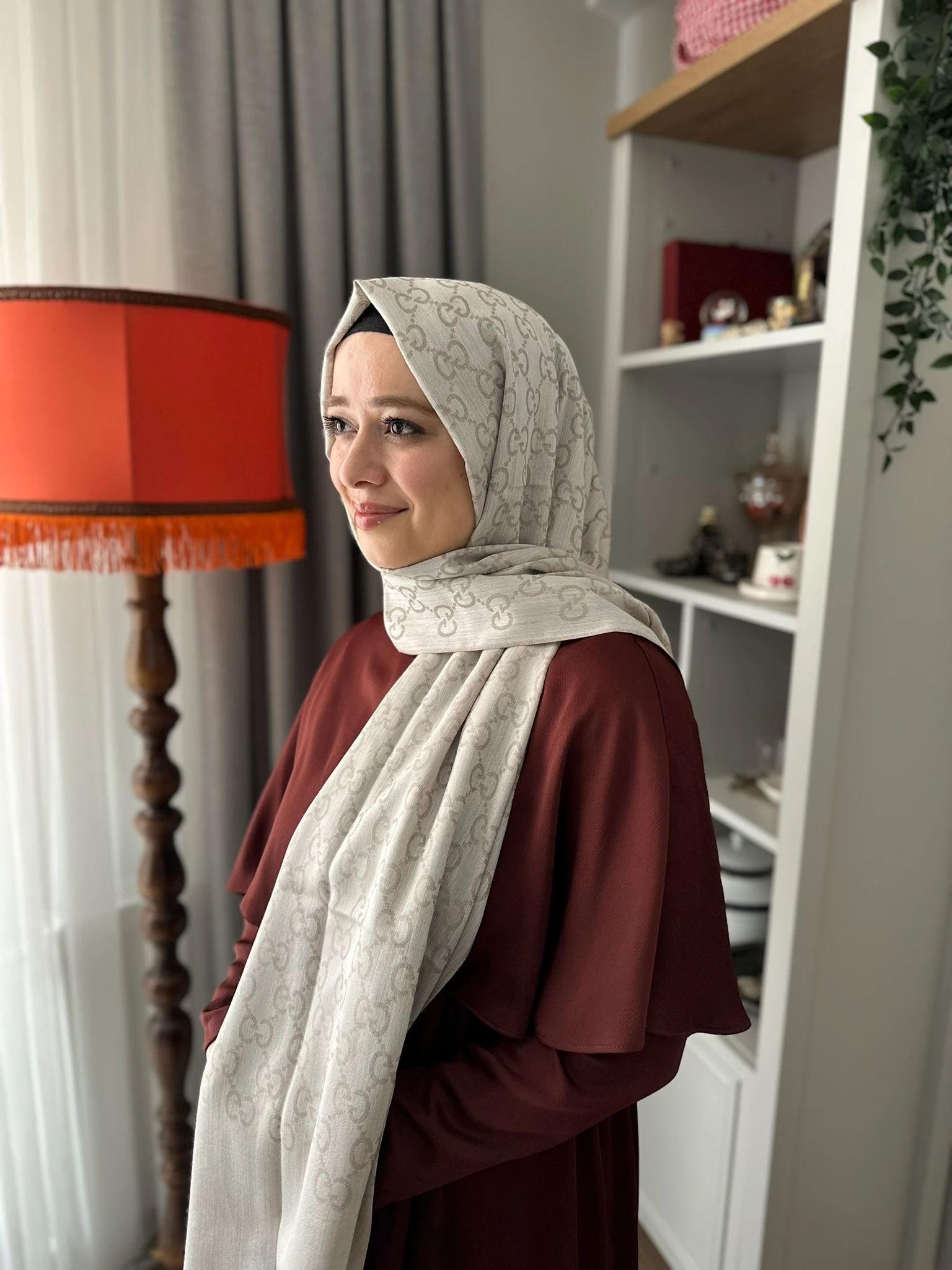 Guccı Yün İpek A+ Kalite Şal